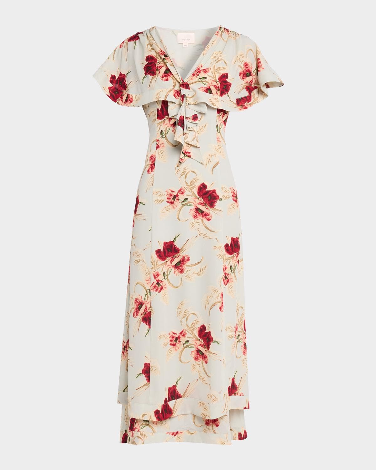 Cinq à Sept Anthony Wilted Poppy Maxi Dress