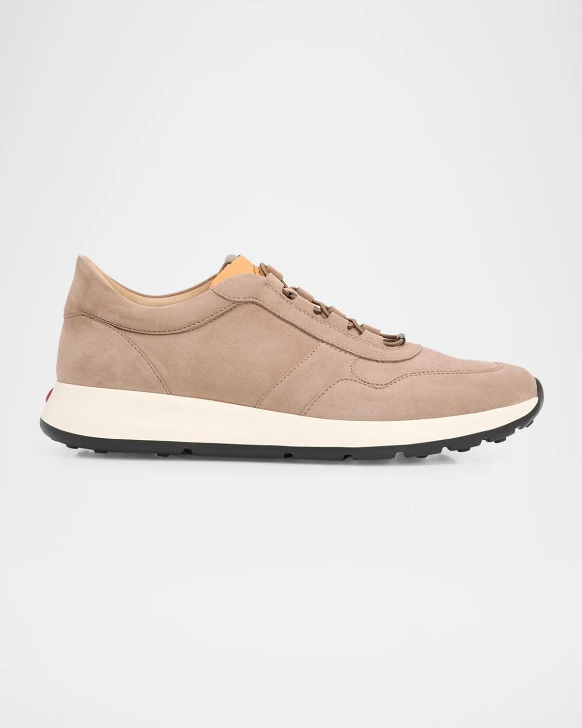 Tod's Men's Red Dot Pashmy Suede Sneakers