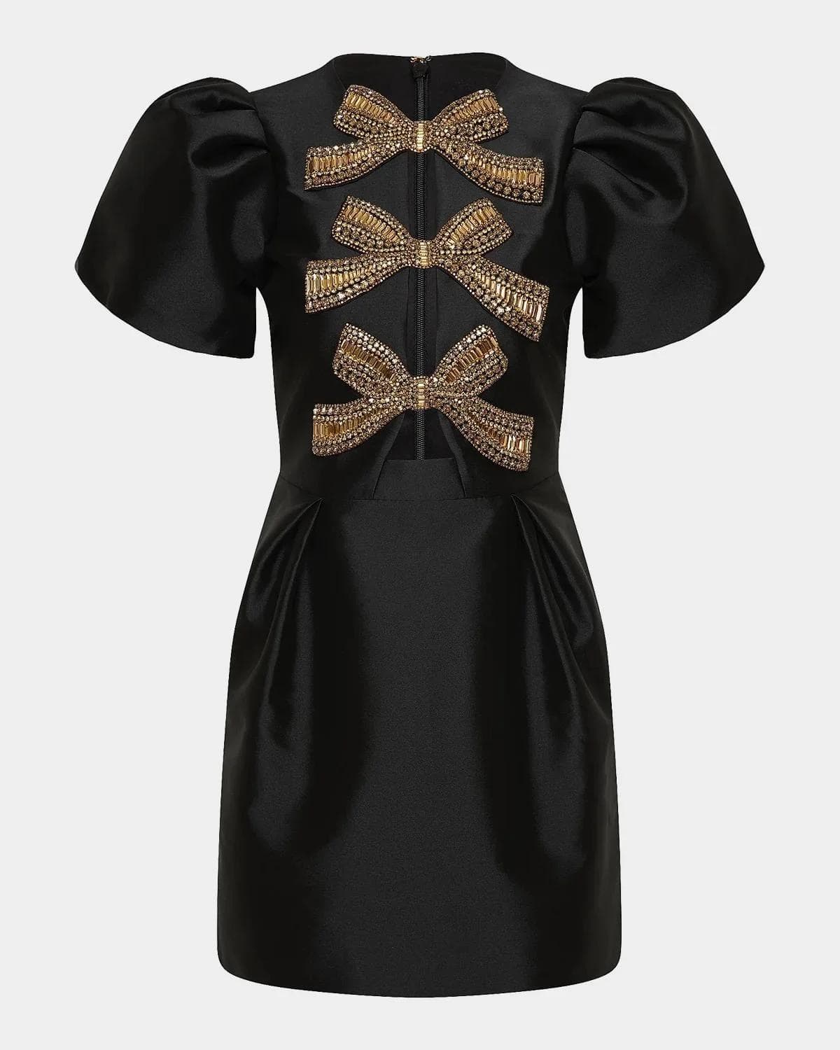 Rebecca Vallance Venus Cutout Bow-Embellished Mini Dress