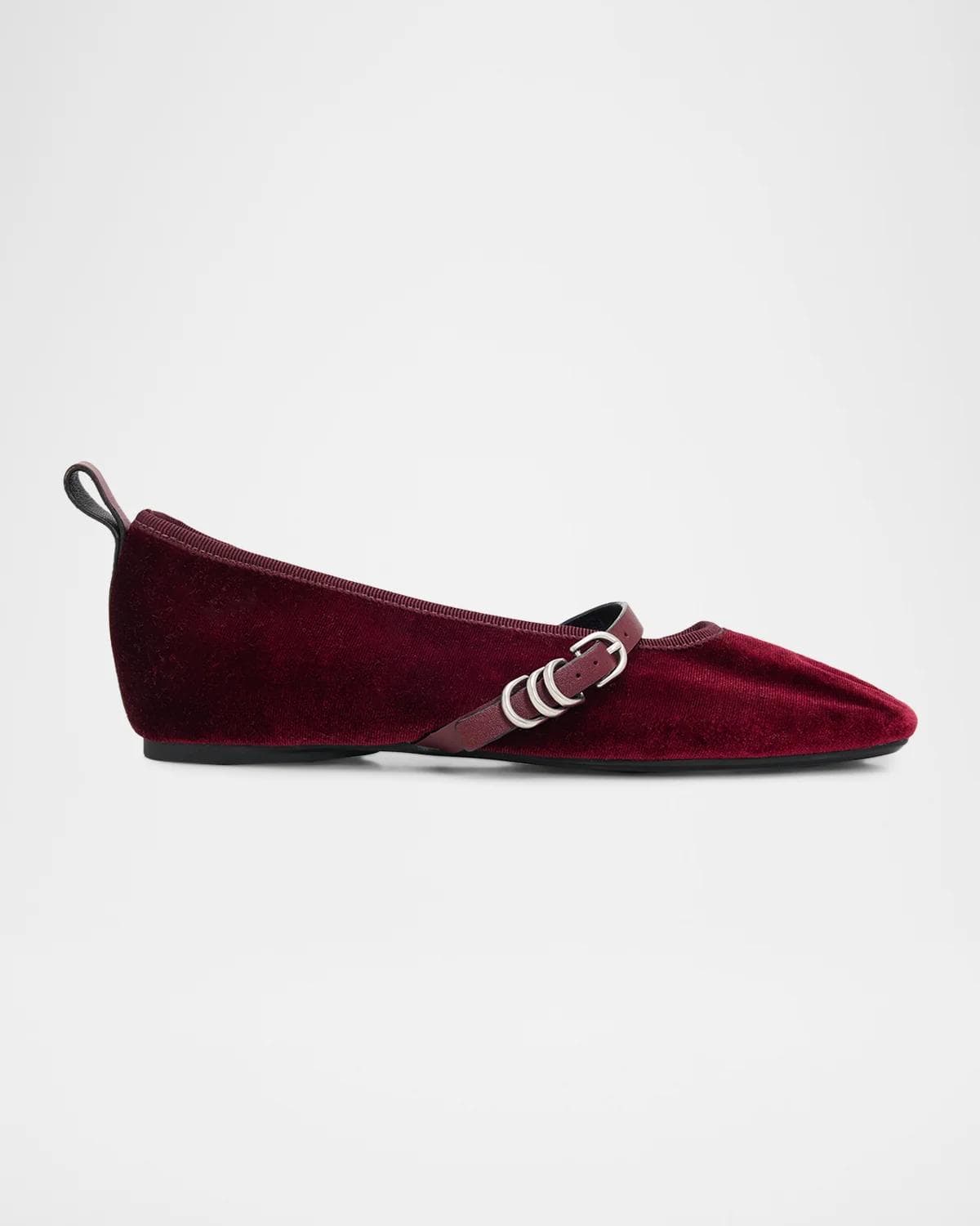 rag & bone Spire Velvet Mary Jane Ballerina Flats