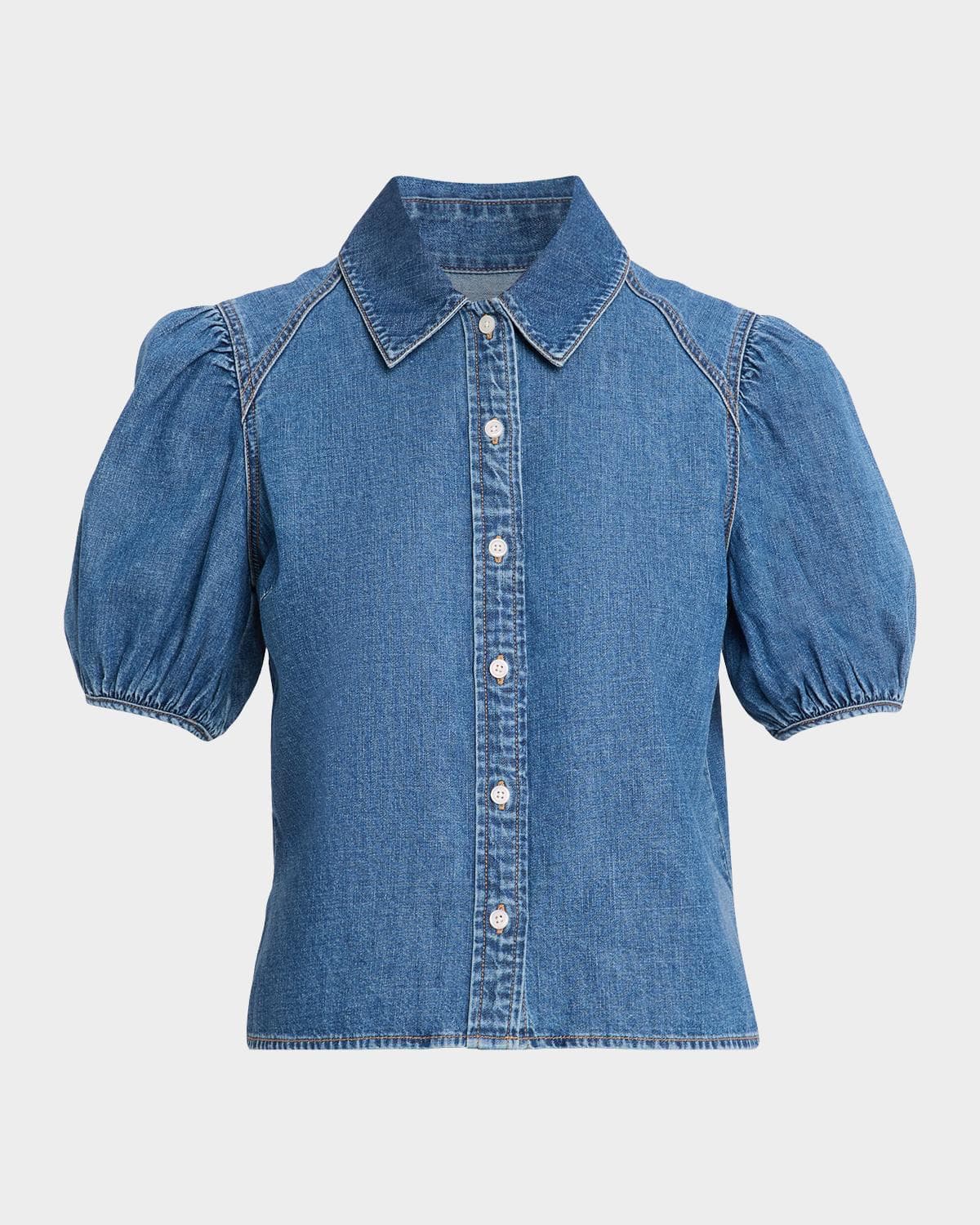 Veronica Beard Leandor Denim Shirt