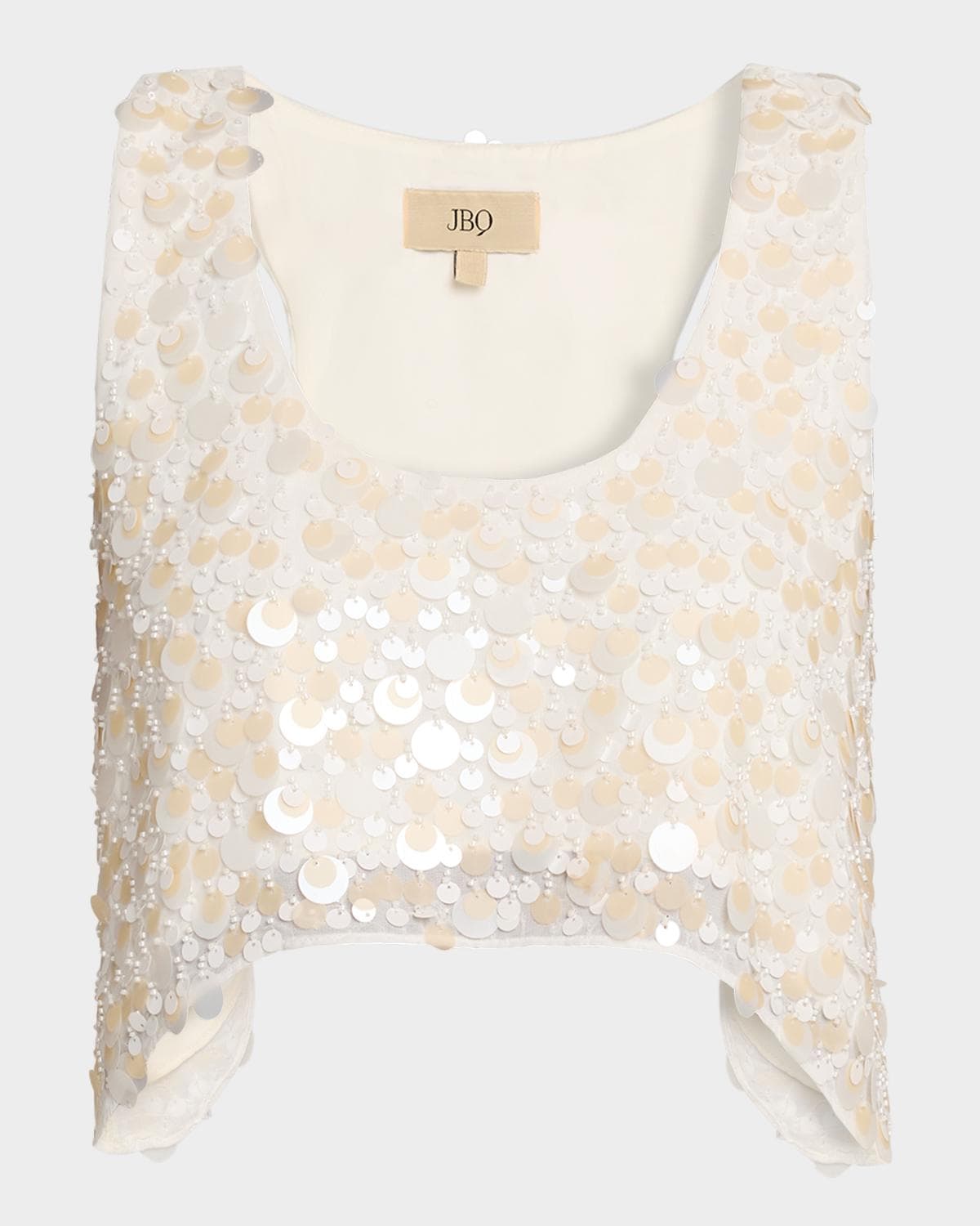 JBQ Juliet Sequined Crop Top