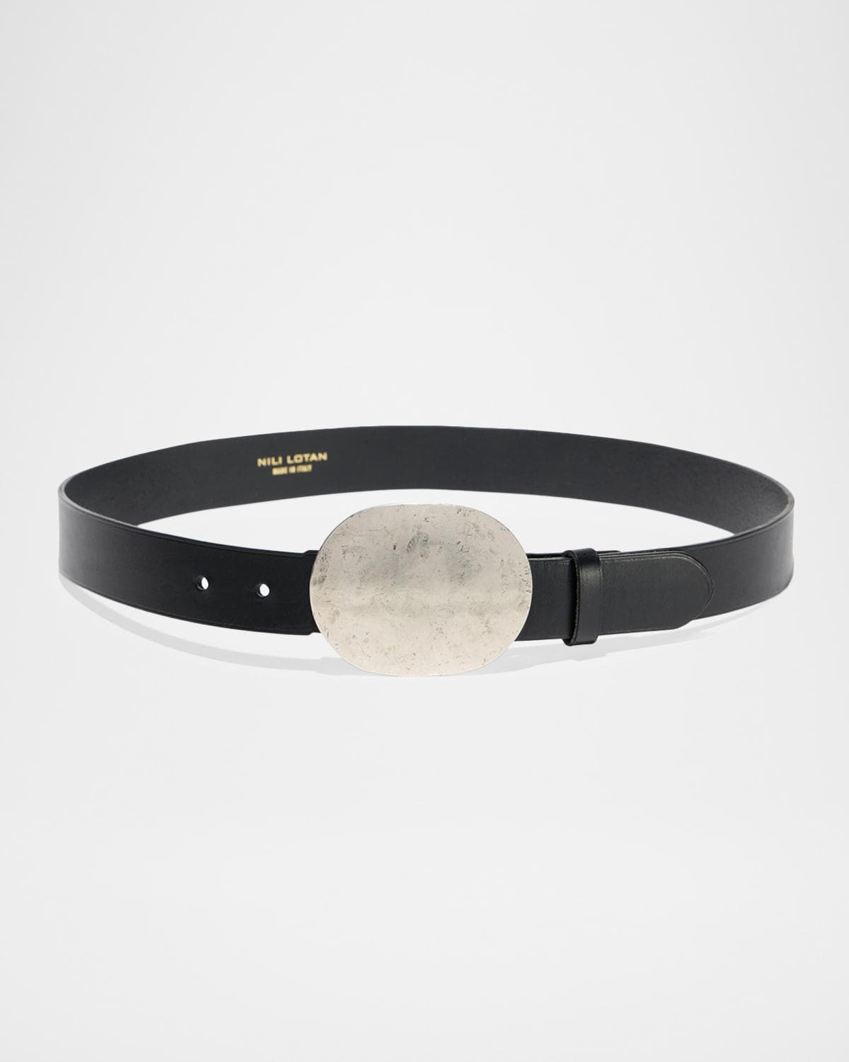 Nili Lotan Wayne Leather Belt