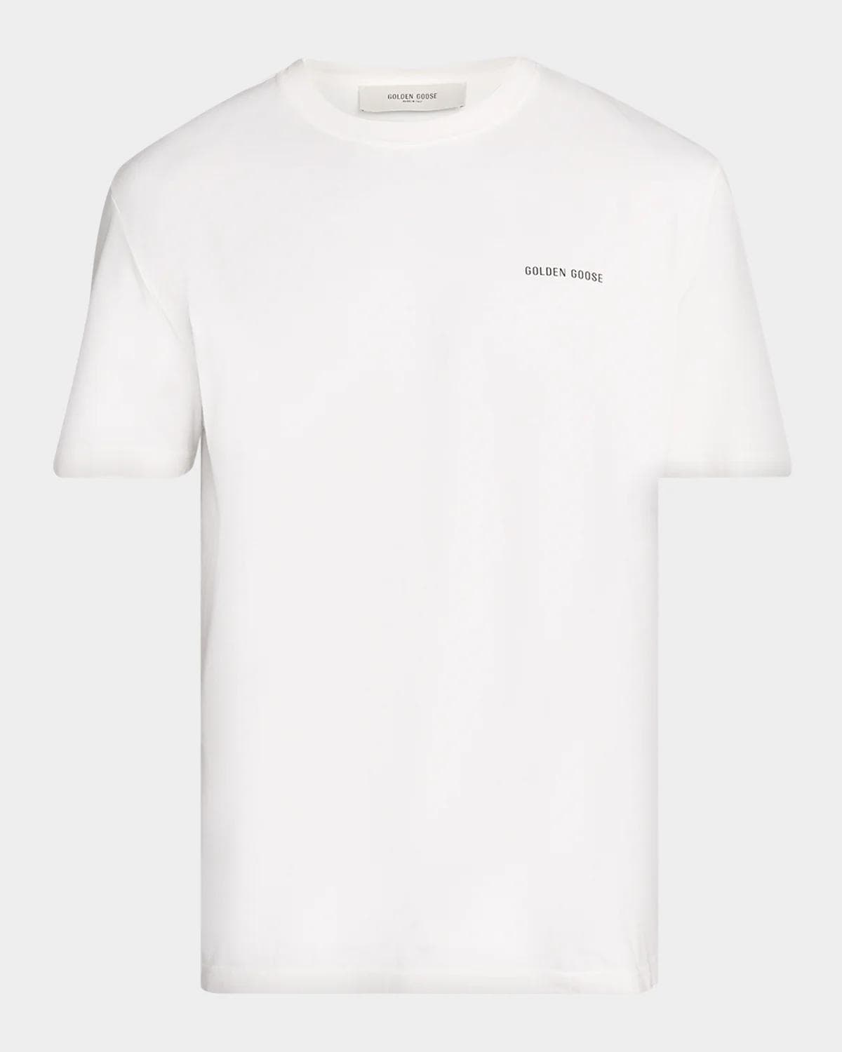 Golden Goose Men's Logo-Embroidered Crewneck T-Shirt
