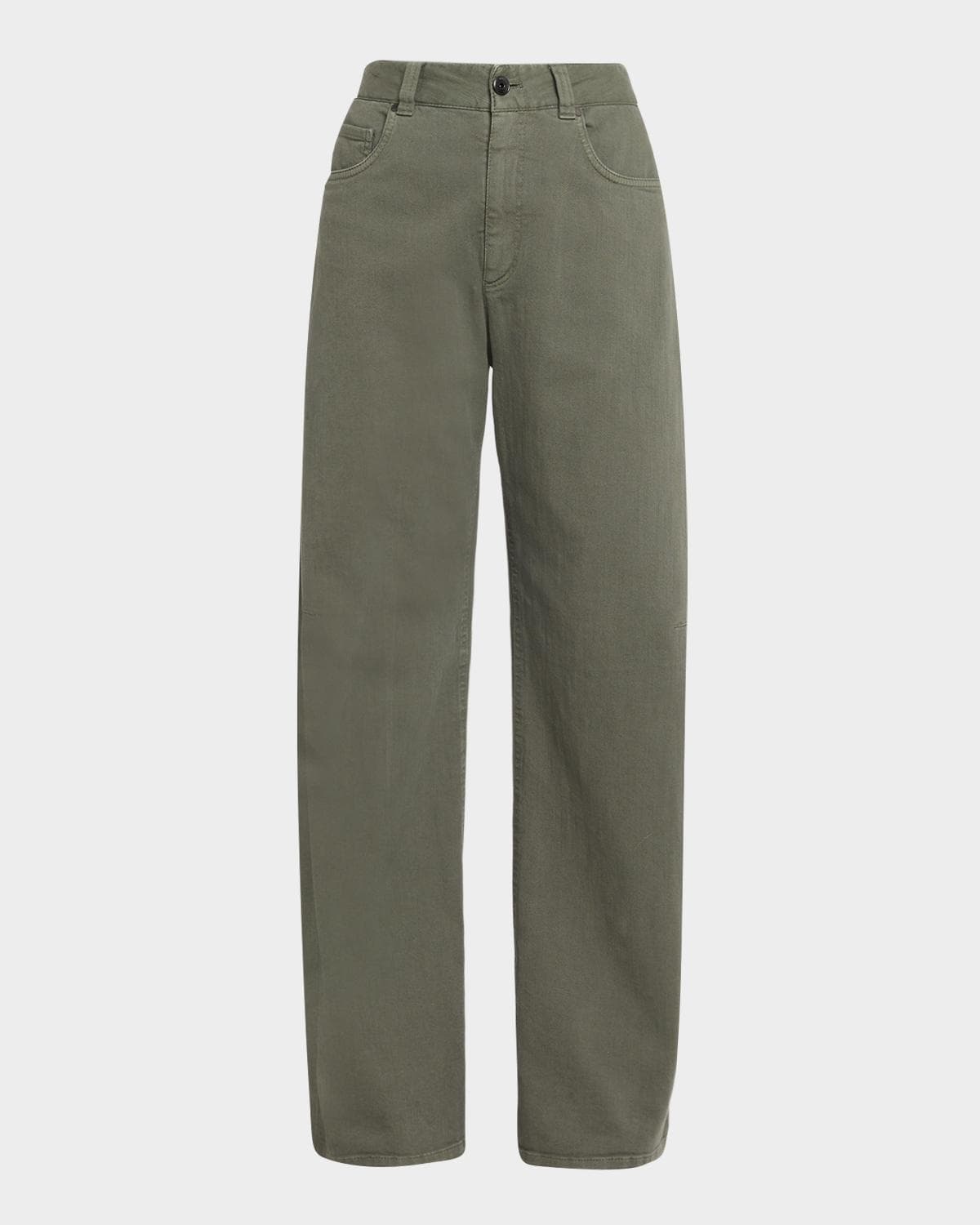 Brunello Cucinelli Super Stretch Wide-Leg Jeans