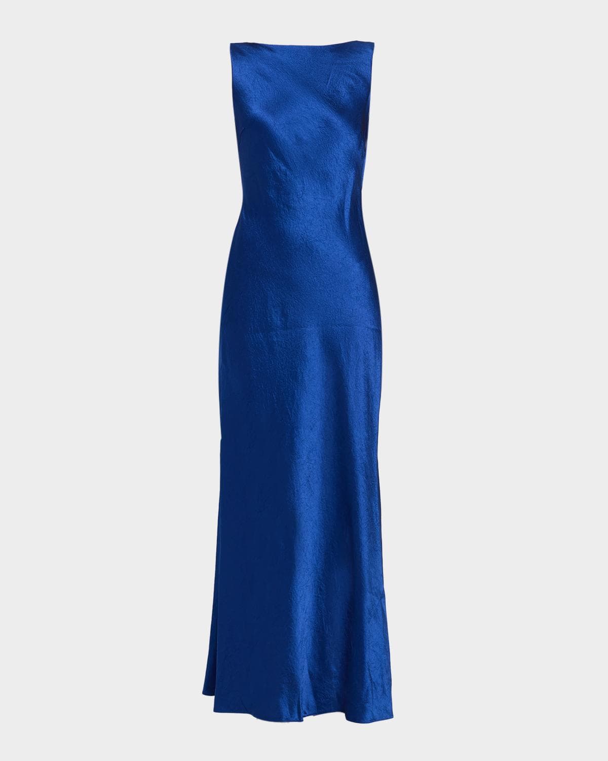 Jason Wu Collection Sleeveless Cowl Backless Satin Maxi Dress