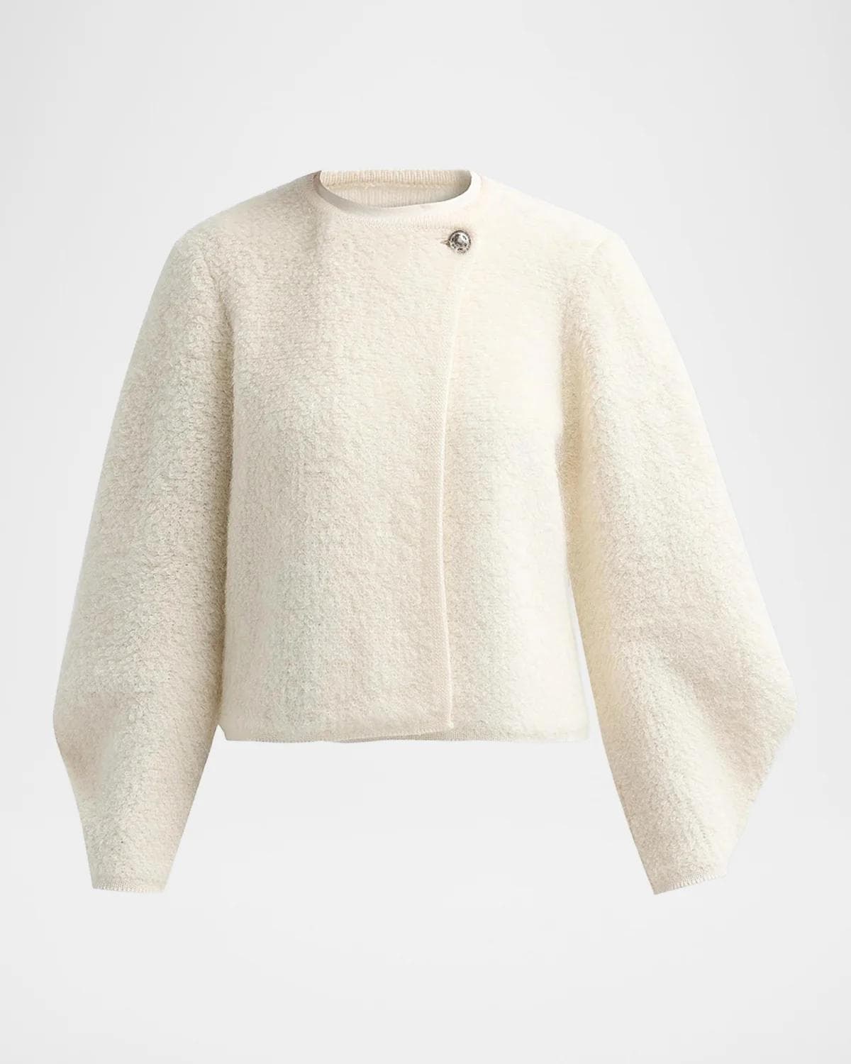 ba & sh Fida Wool-Blend Blouson Cardigan