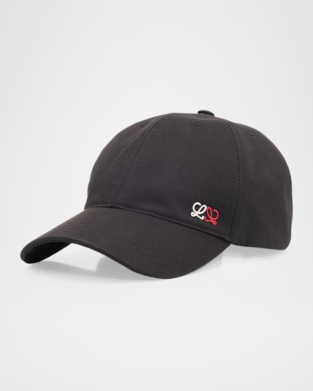 LOEWE Flag Patch Cotton Baseball Cap