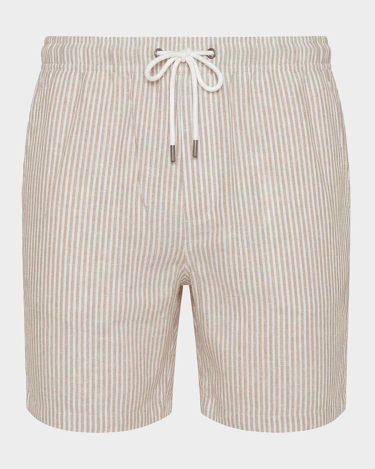 Onia Men's Pinstripe Drawstring Shorts