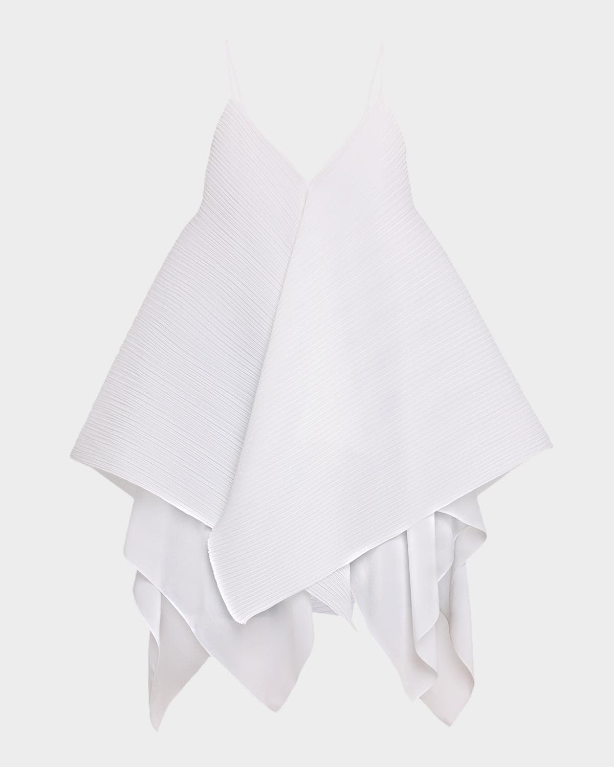 JW Anderson Pleated Layered Handkerchief Tank Top
