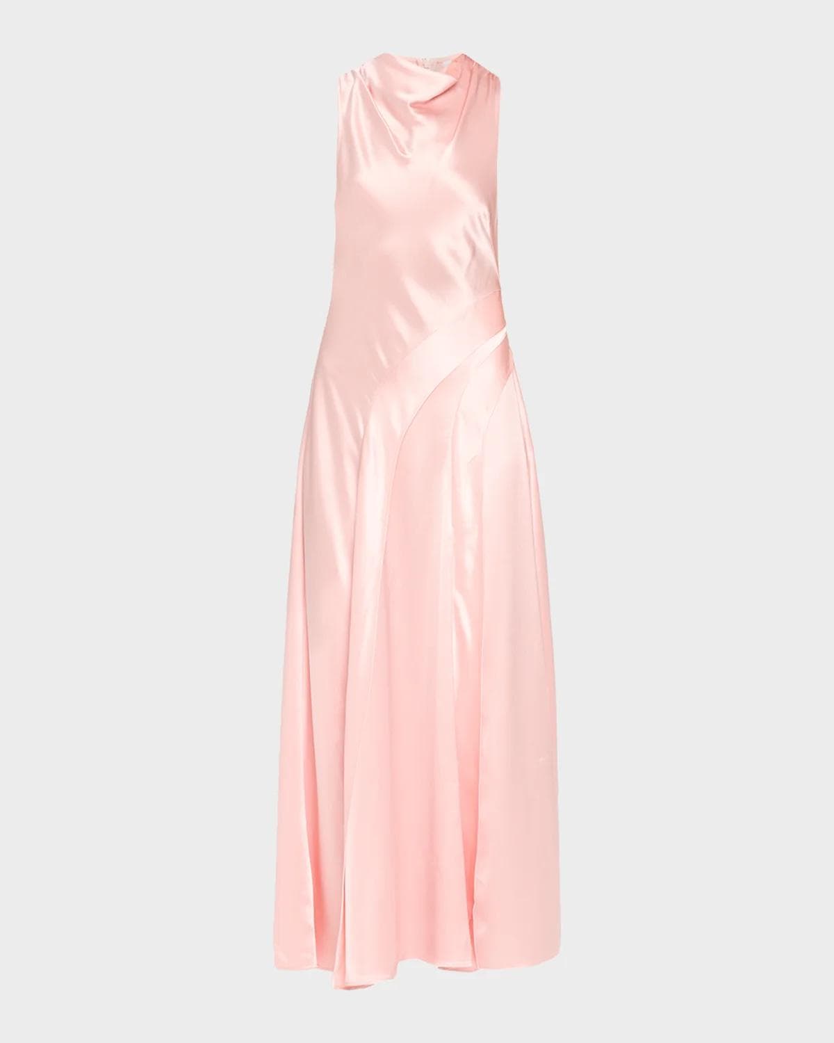 Acler Femme Fatale Lecha Satin Maxi Dress