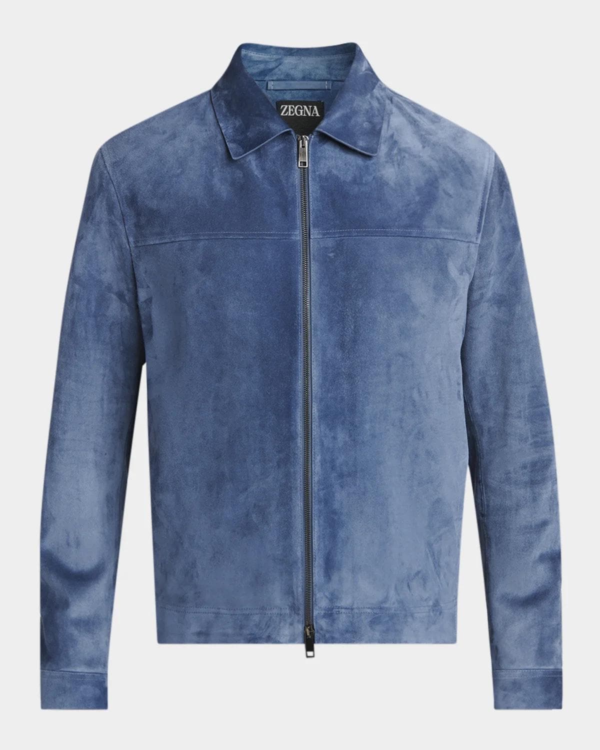 ZEGNA Men's Suede Full-Zip Blouson
