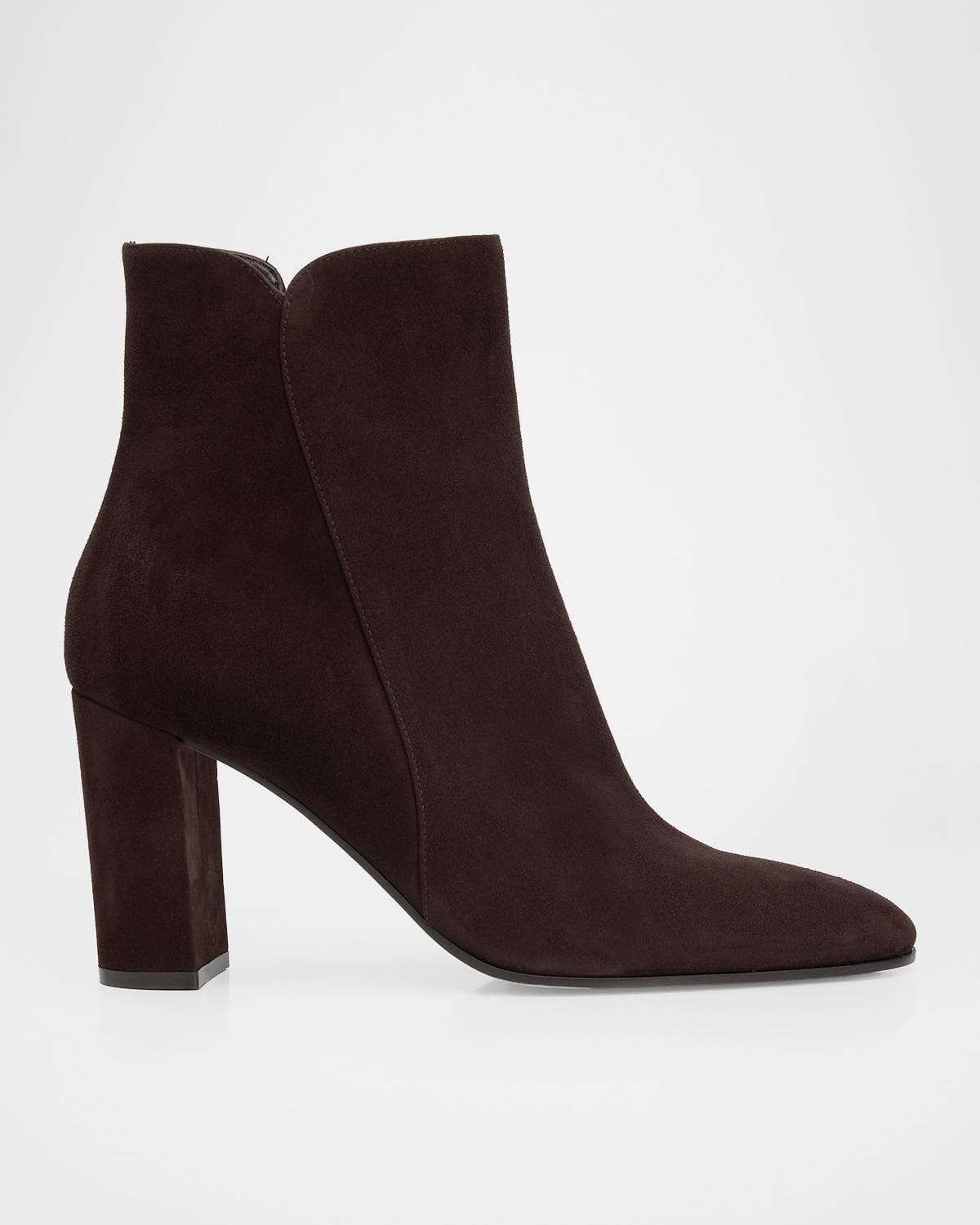 Gianvito Rossi 85mm Suede Ankle Booties