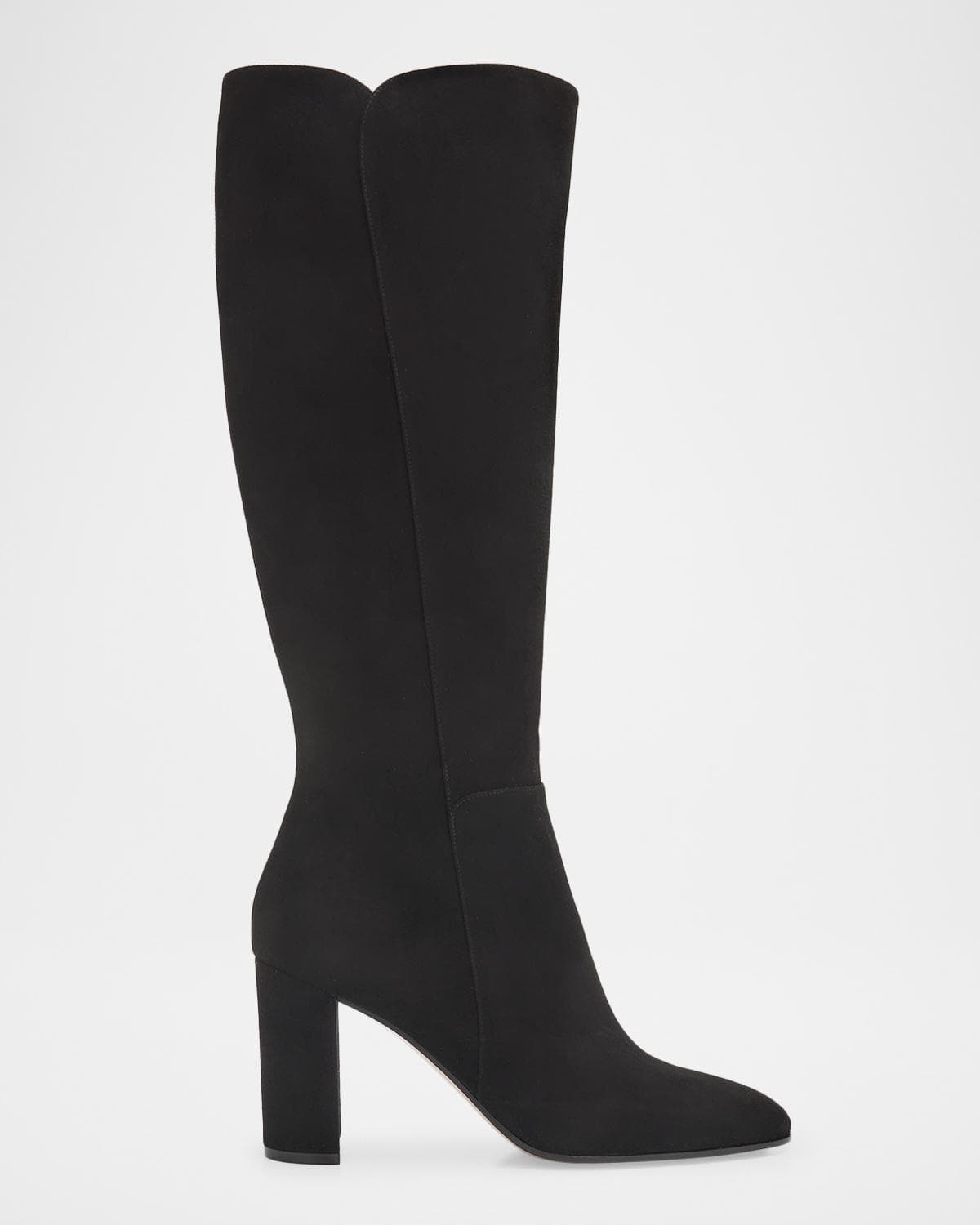 Gianvito Rossi 85mm Suede Knee-High Boots