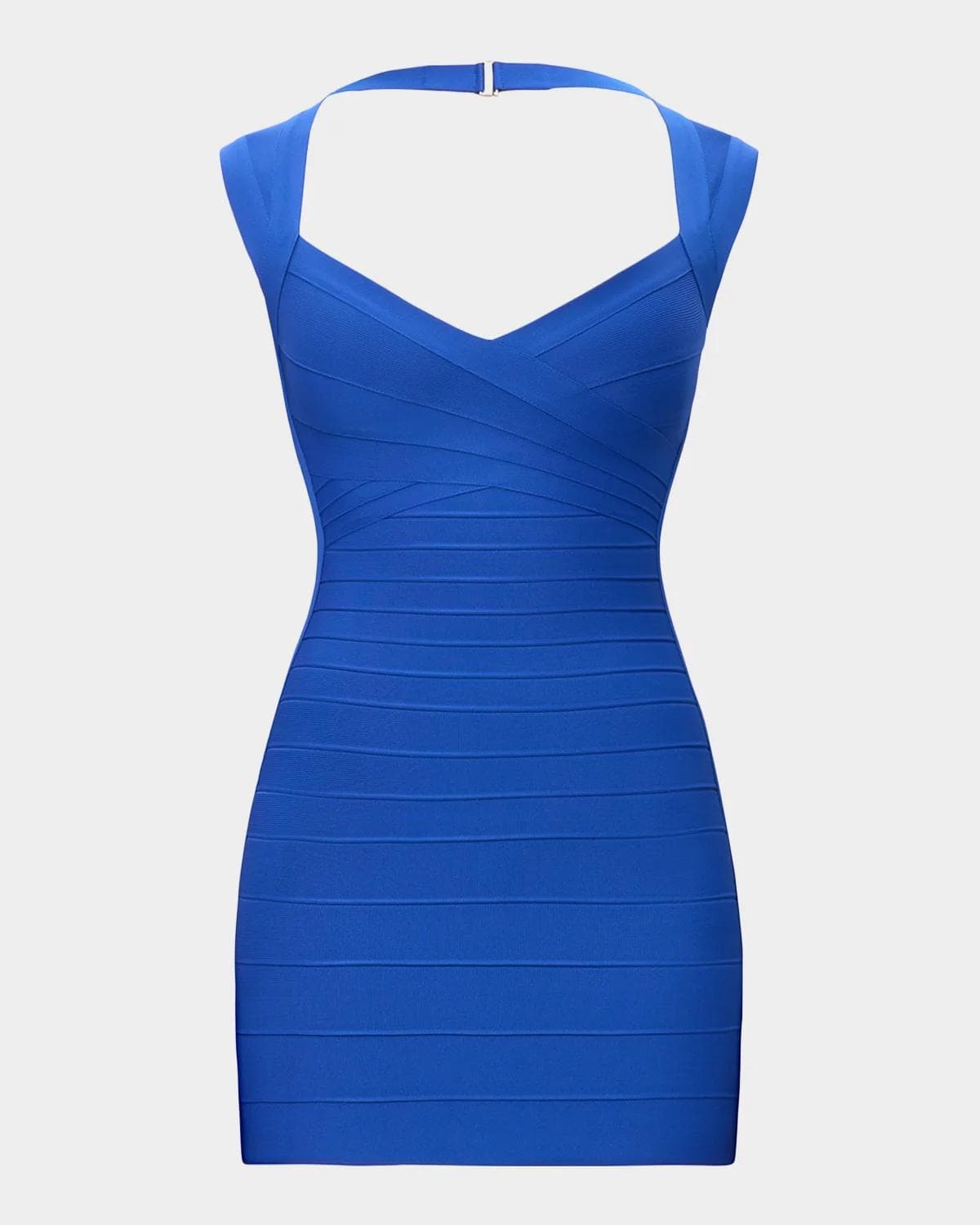 Hervé Léger The Jamie Halter Mini Dress