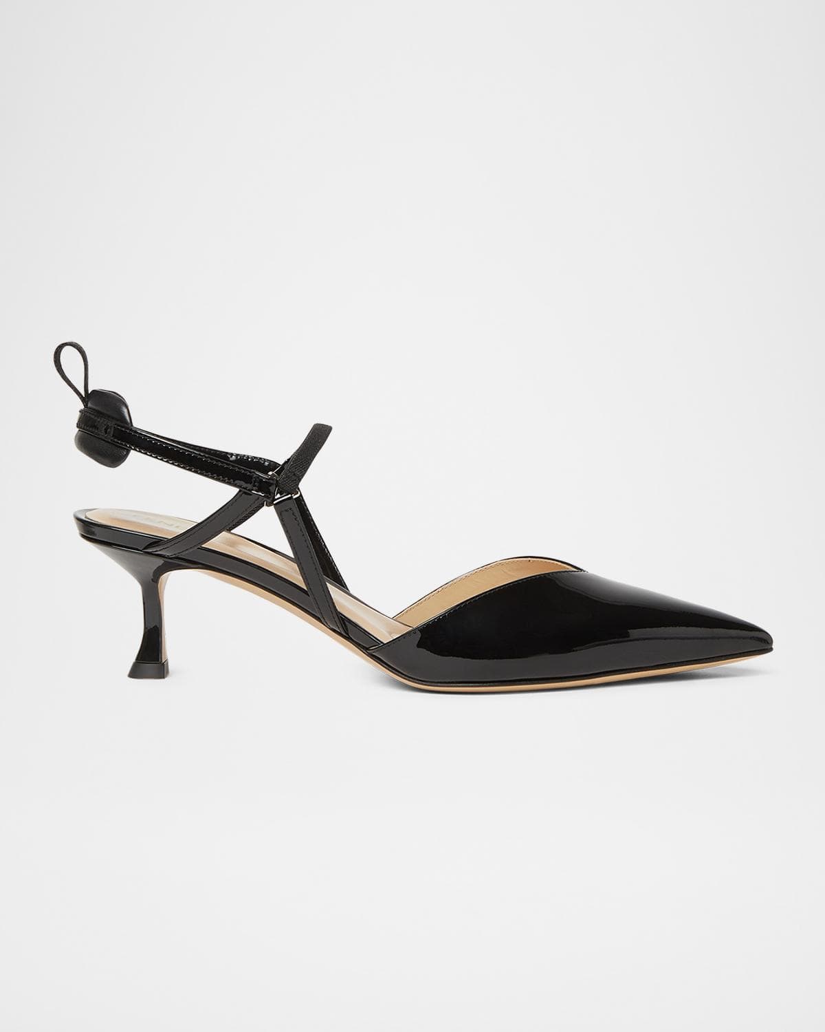 Fendi 55mm Vernice Patent Leather Slingback Pumps