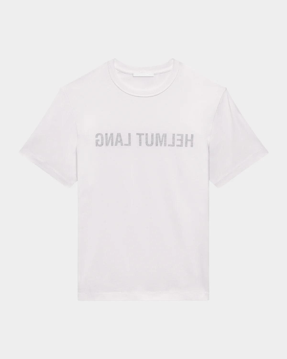 Helmut Lang Men's Reverse Logo Cotton T-Shirt