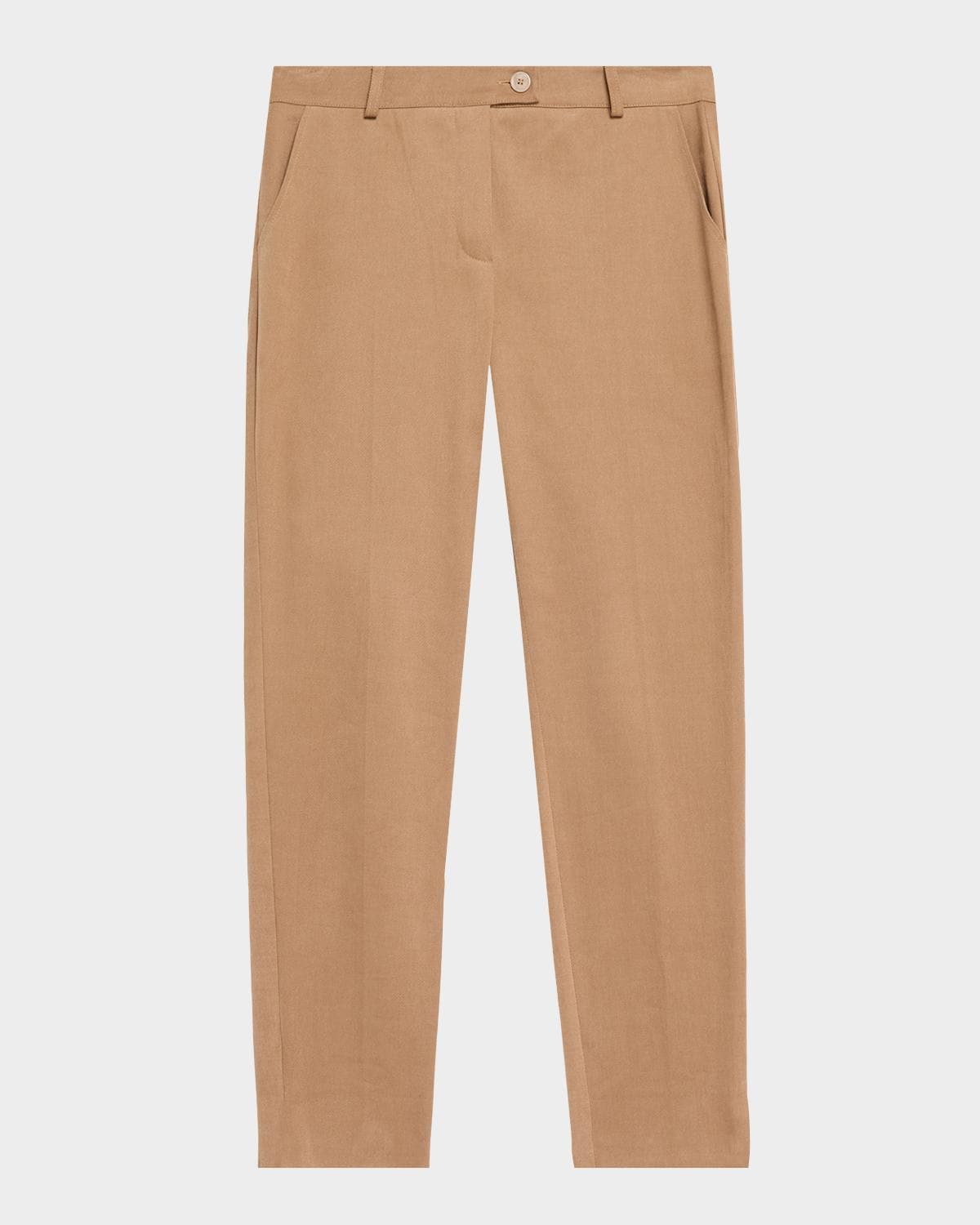 Maison Common Straight Leg Cotton Stretch Pants