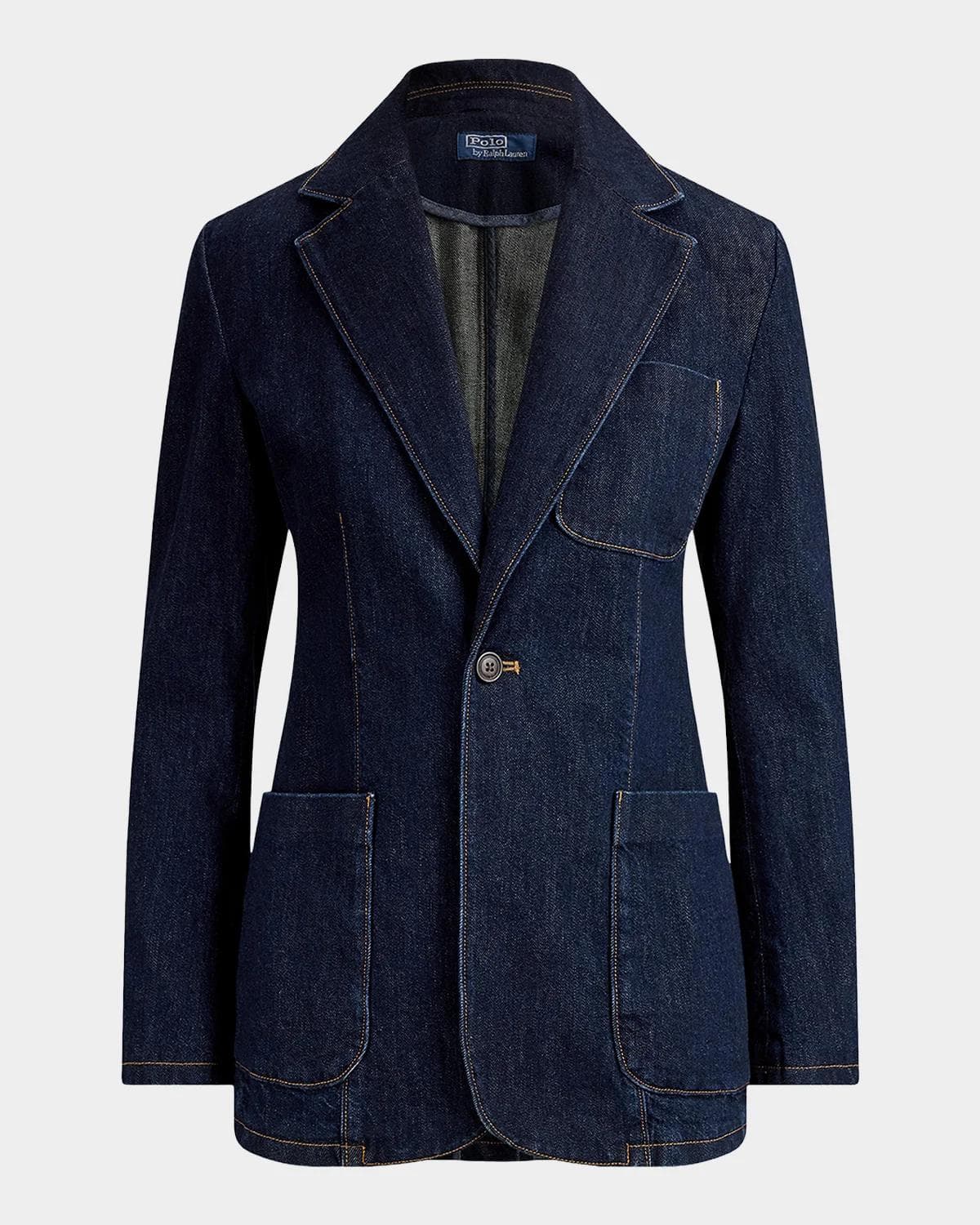 Polo Ralph Lauren Single-Button Denim Blazer