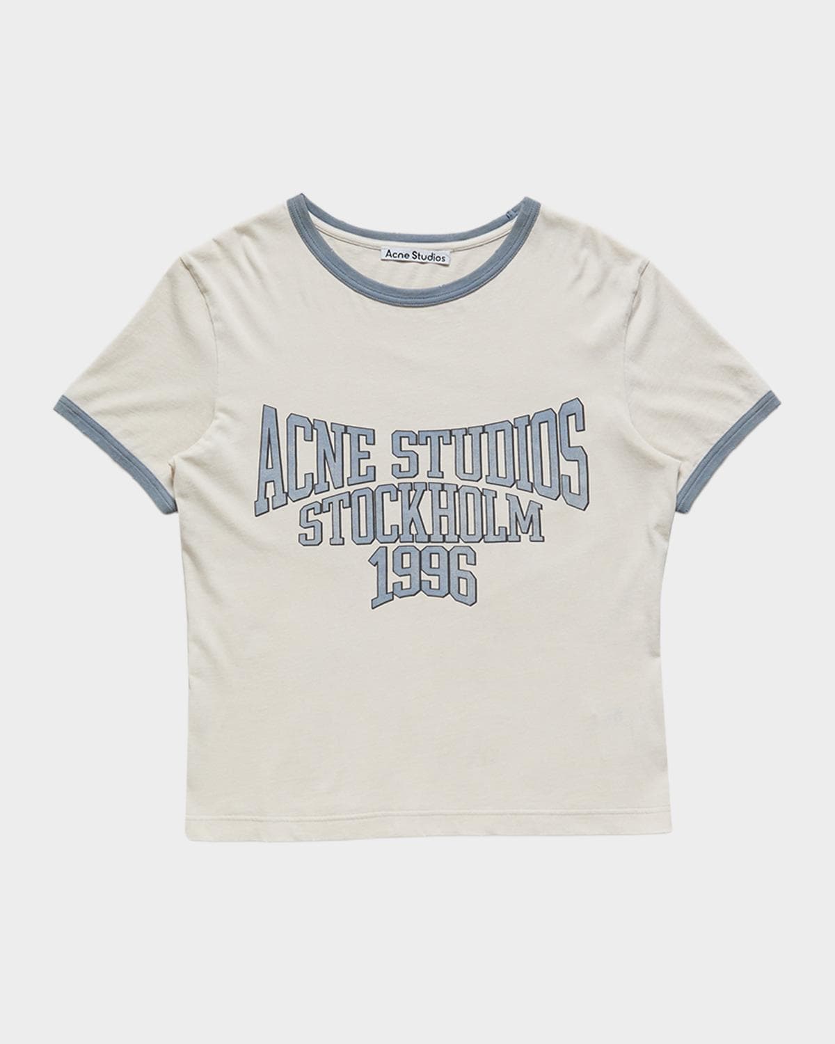 Acne Studios Men's Logo Graphic Ringer T-Shirt