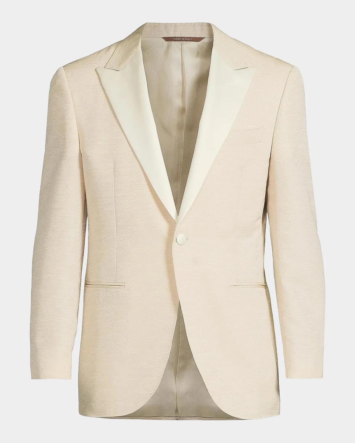 Canali Textured Wool-Silk Dinner Jacket
