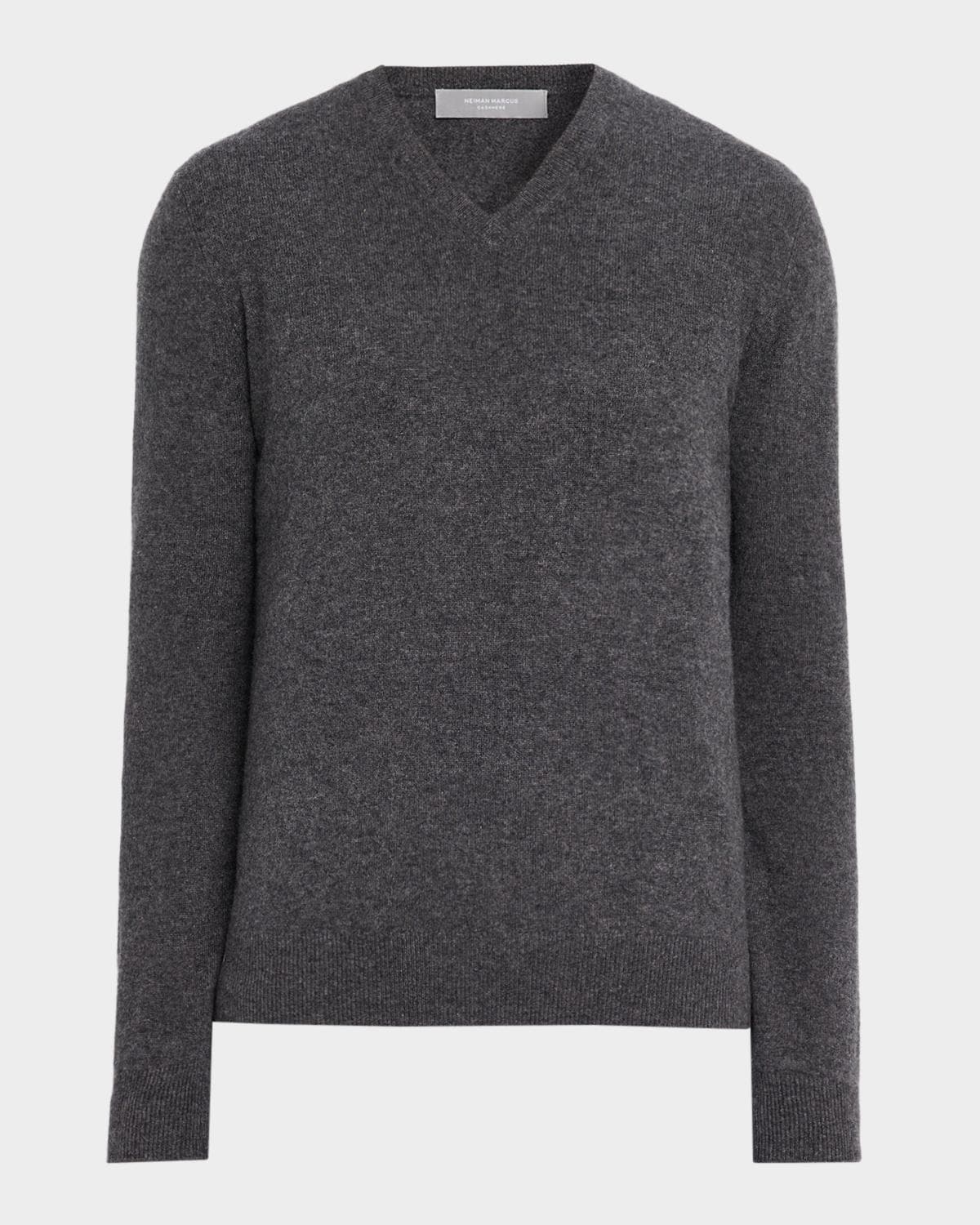 Neiman Marcus Cashmere Collection Men's Cashmere V-Neck Sweater