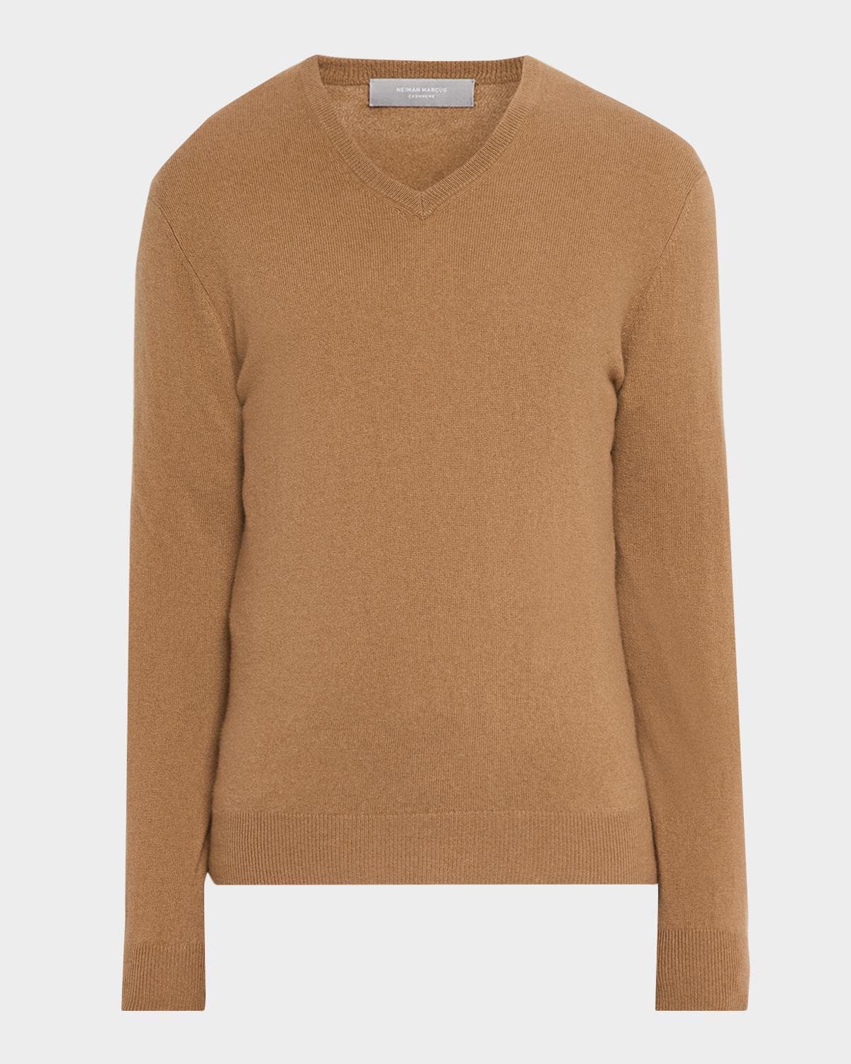 Neiman Marcus Cashmere Collection Men's Cashmere V-Neck Sweater