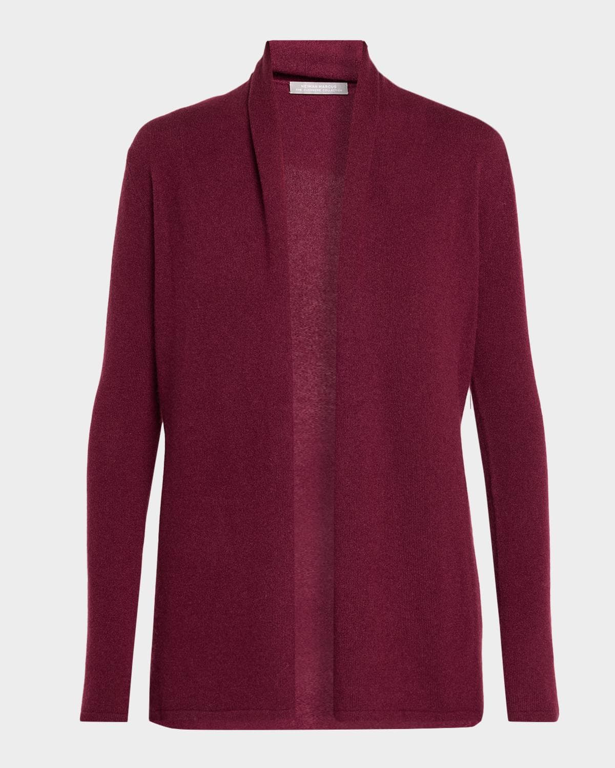 Neiman Marcus Cashmere Collection Open-Front Cashmere Cardigan