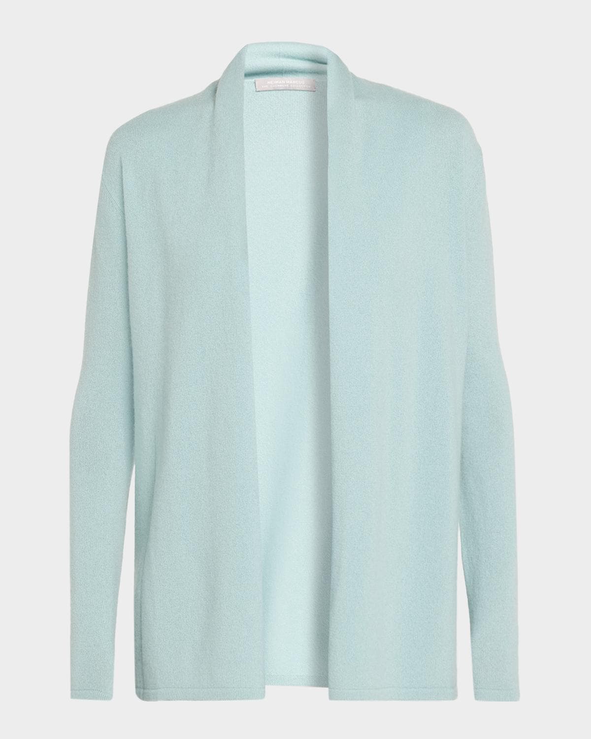 Neiman Marcus Cashmere Collection Open-Front Cashmere Cardigan