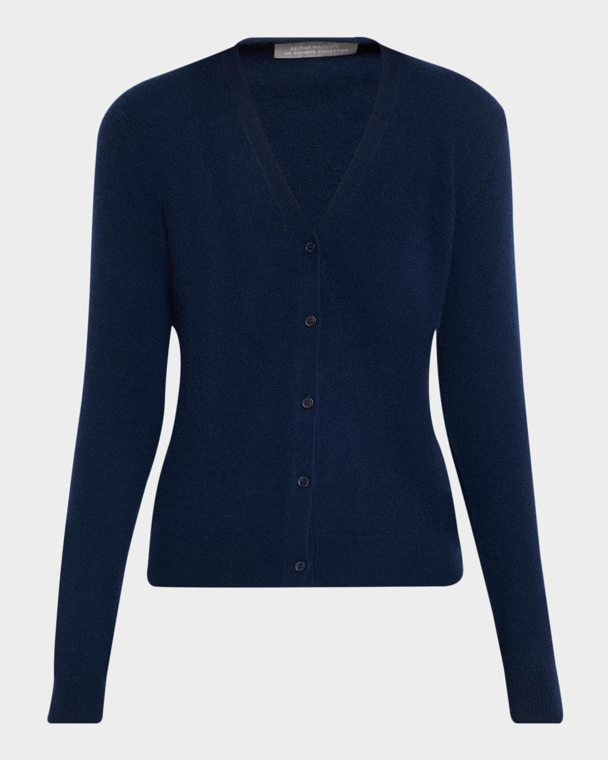 Neiman Marcus Cashmere Collection Cashmere V-Neck Cardigan