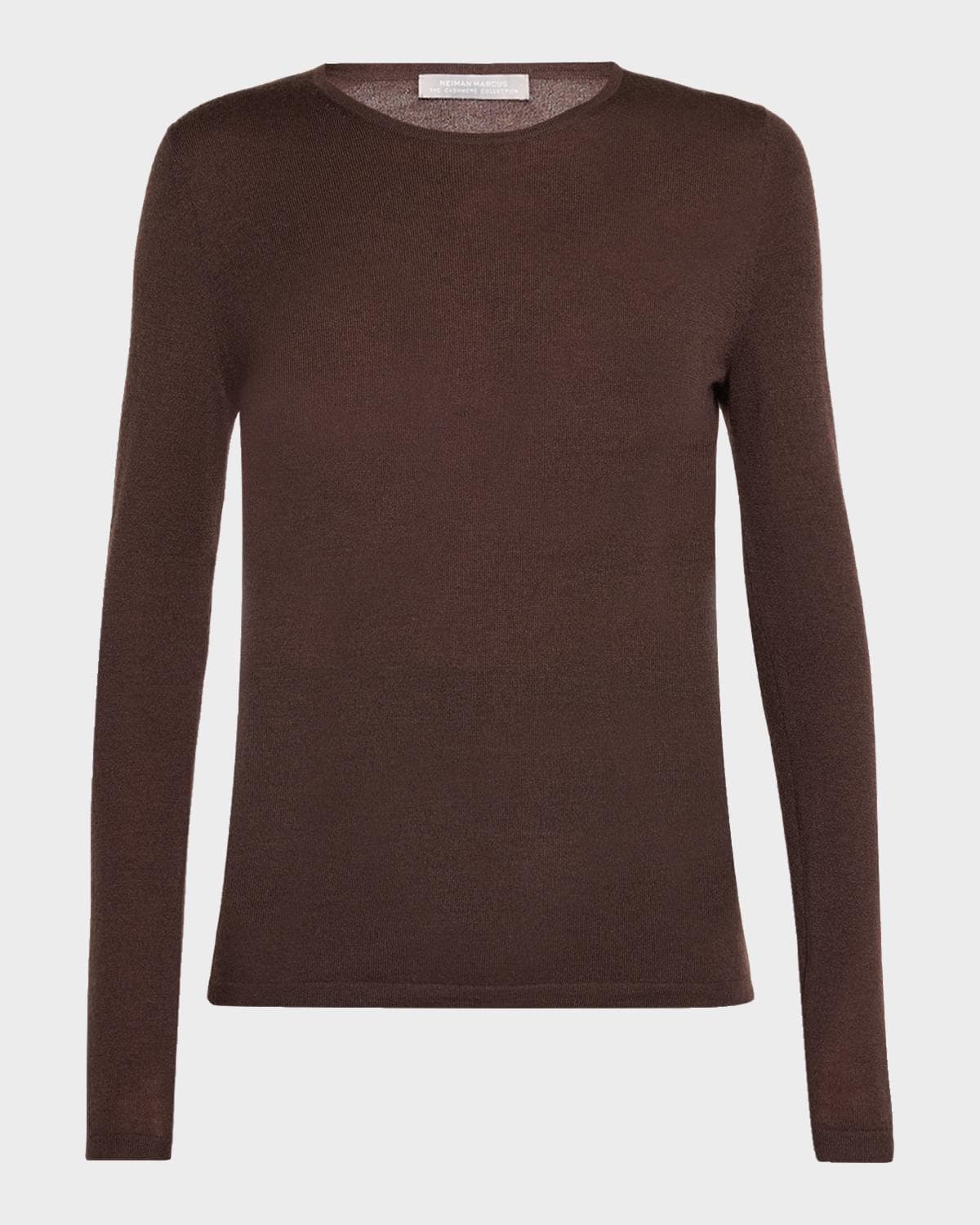 Neiman Marcus Cashmere Collection Superfine Cashmere Crewneck Sweater