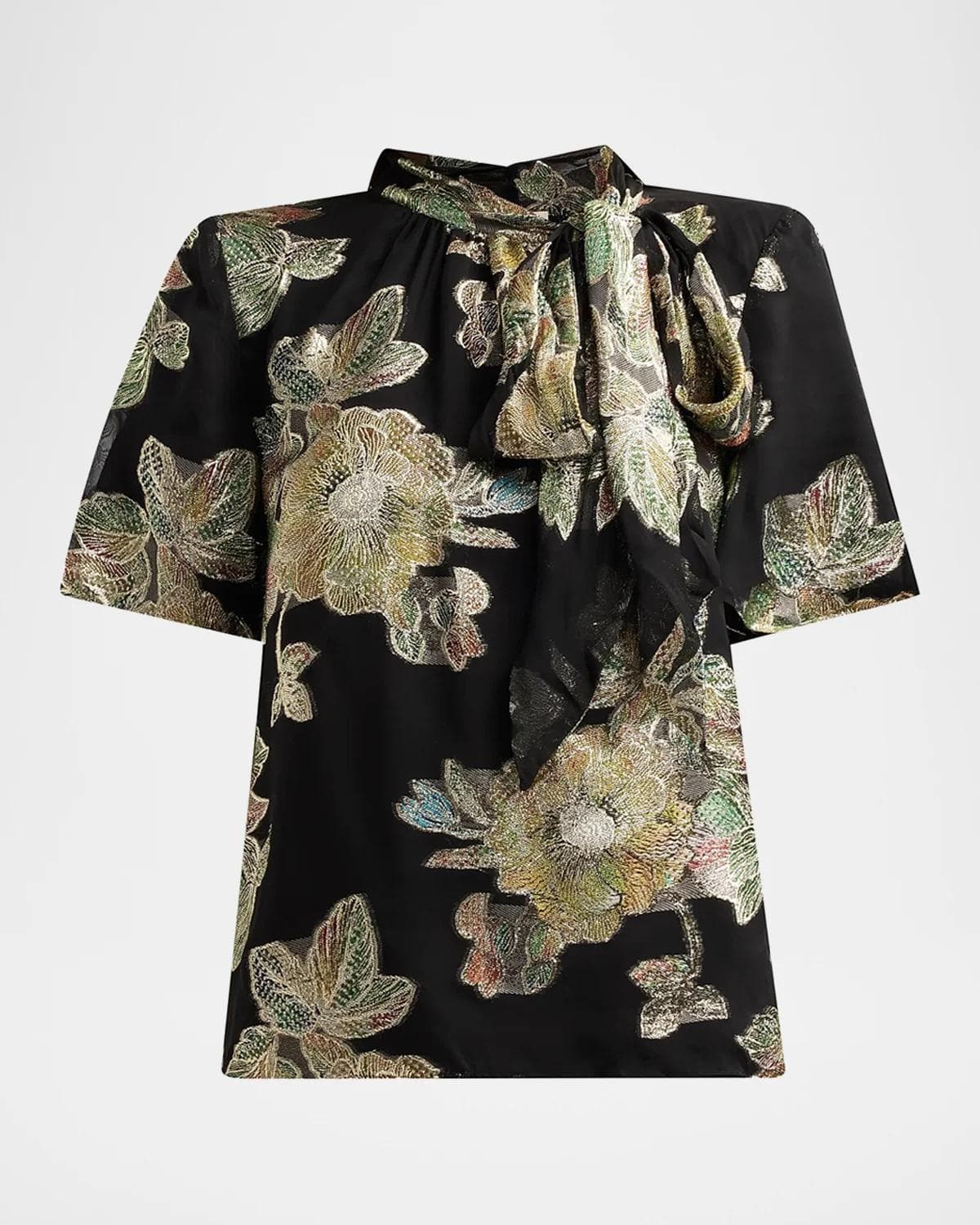 Ramy Brook Balinda Floral-Embroidered Top