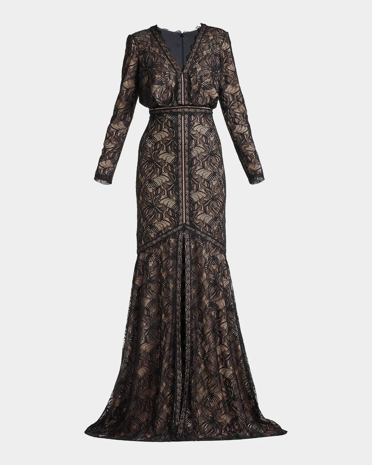 Tadashi Shoji Floral Lace Gown
