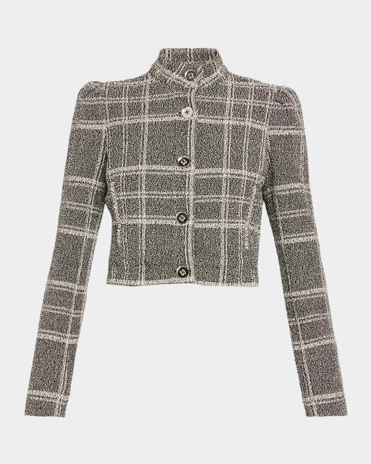 Ramy Brook Gwen Cropped Tweed Jacket