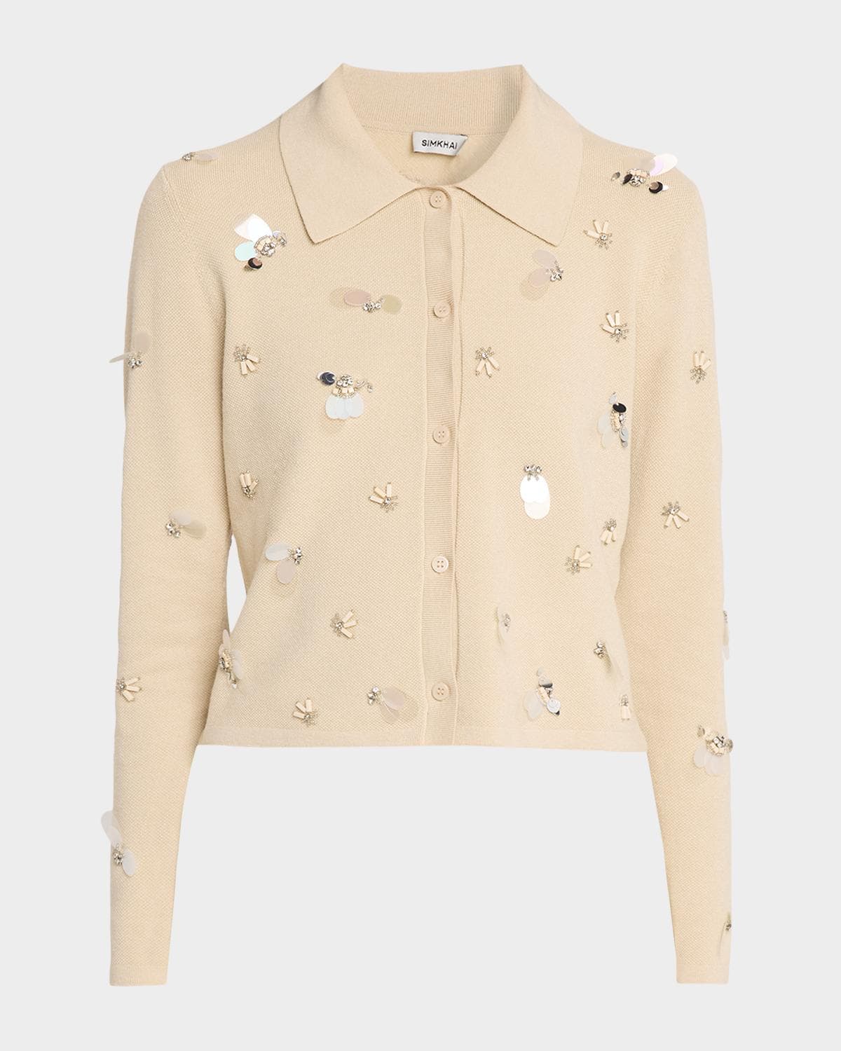 SIMKHAI Luci Embellished Cardigan