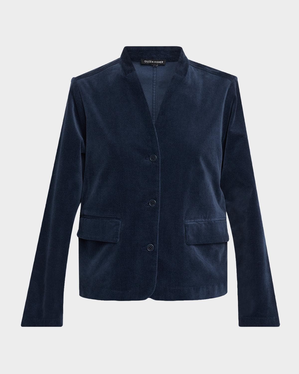 Eileen Fisher Button-Front Corduroy Jacket