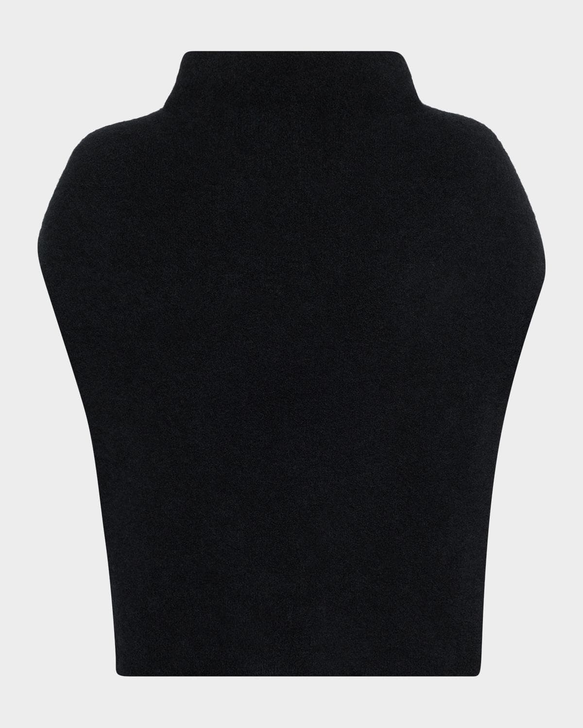 Eileen Fisher Mock-Neck Boucle Knit Poncho