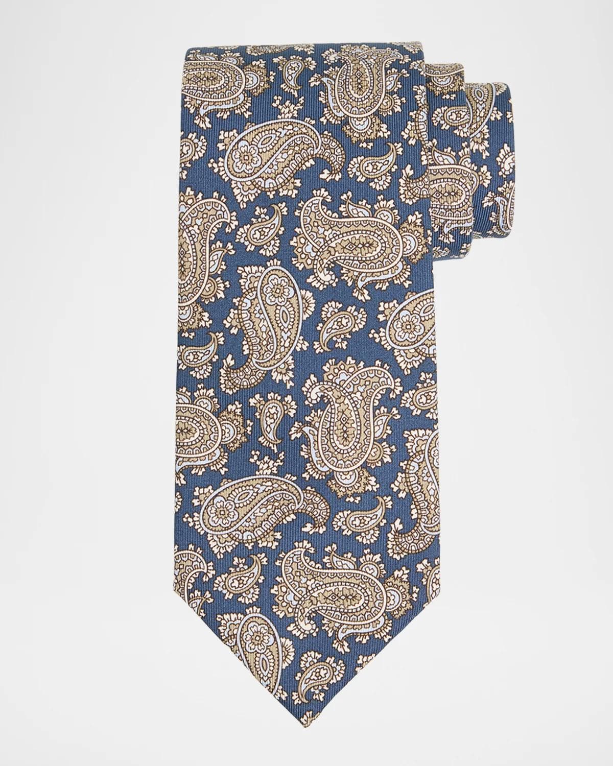 Brioni Men's Paisley Silk Tie