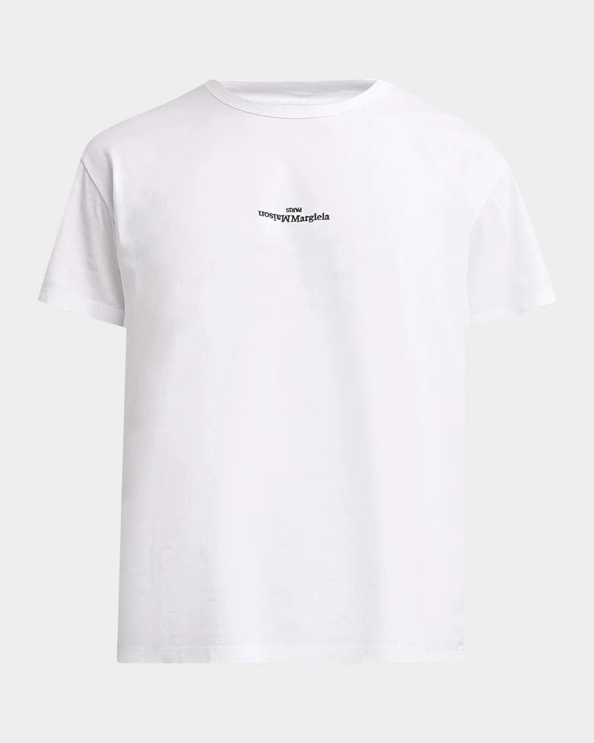 Maison Margiela Logo Regular-Fit Cotton Crewneck T-Shirt