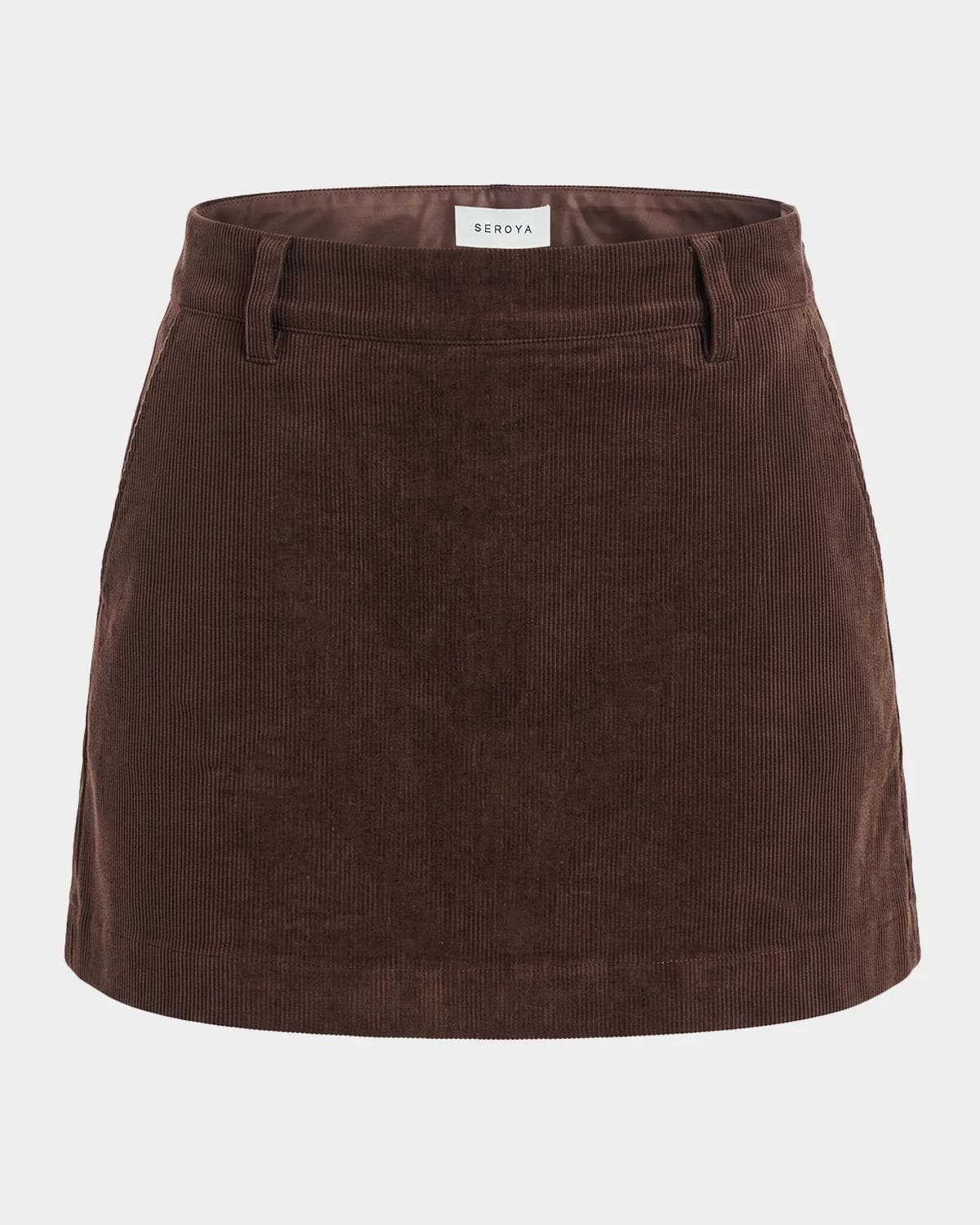 SEROYA Valkiria Corduroy Mini Skirt
