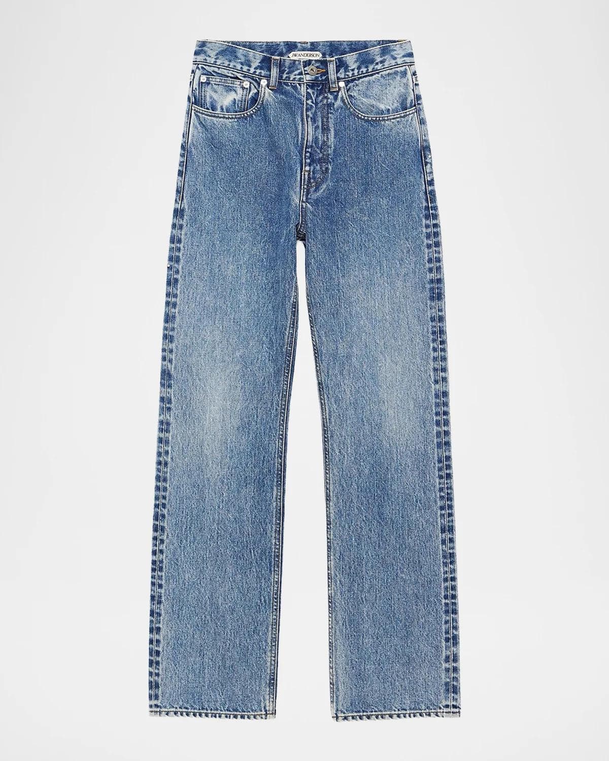 JW Anderson Mid-Rise Straight-Leg Jeans