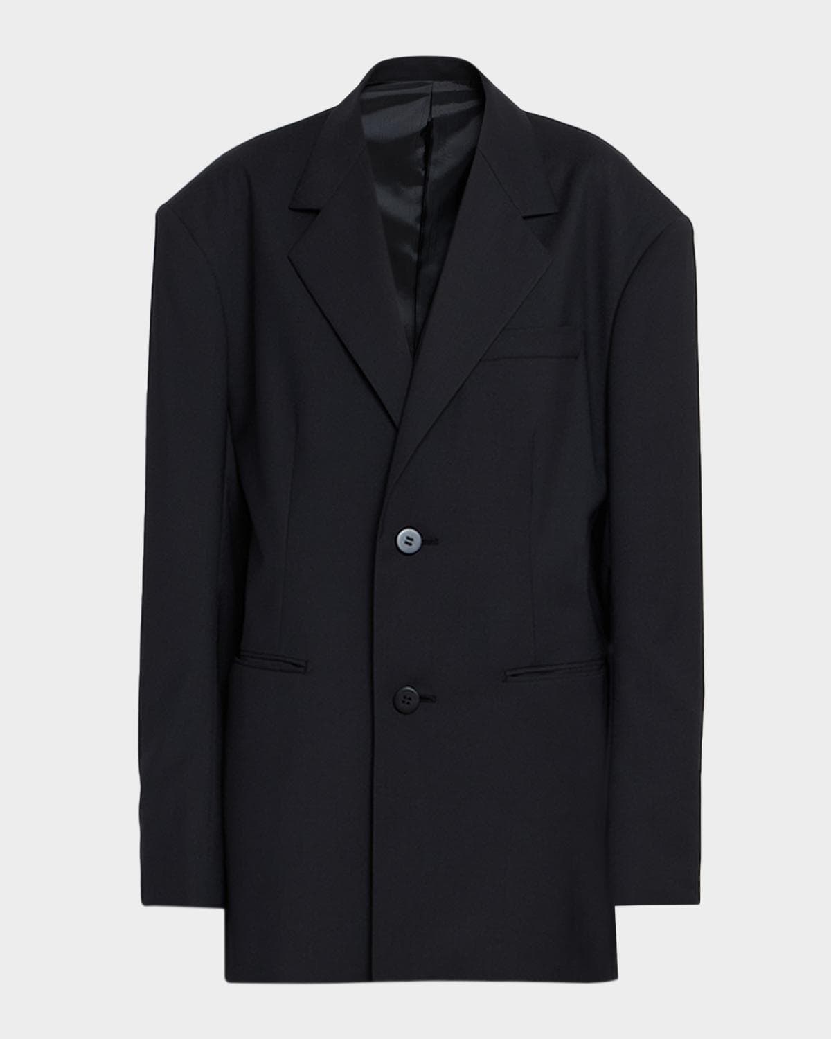 Issey Miyake Honest Ensemble Wool-Blend Jacket