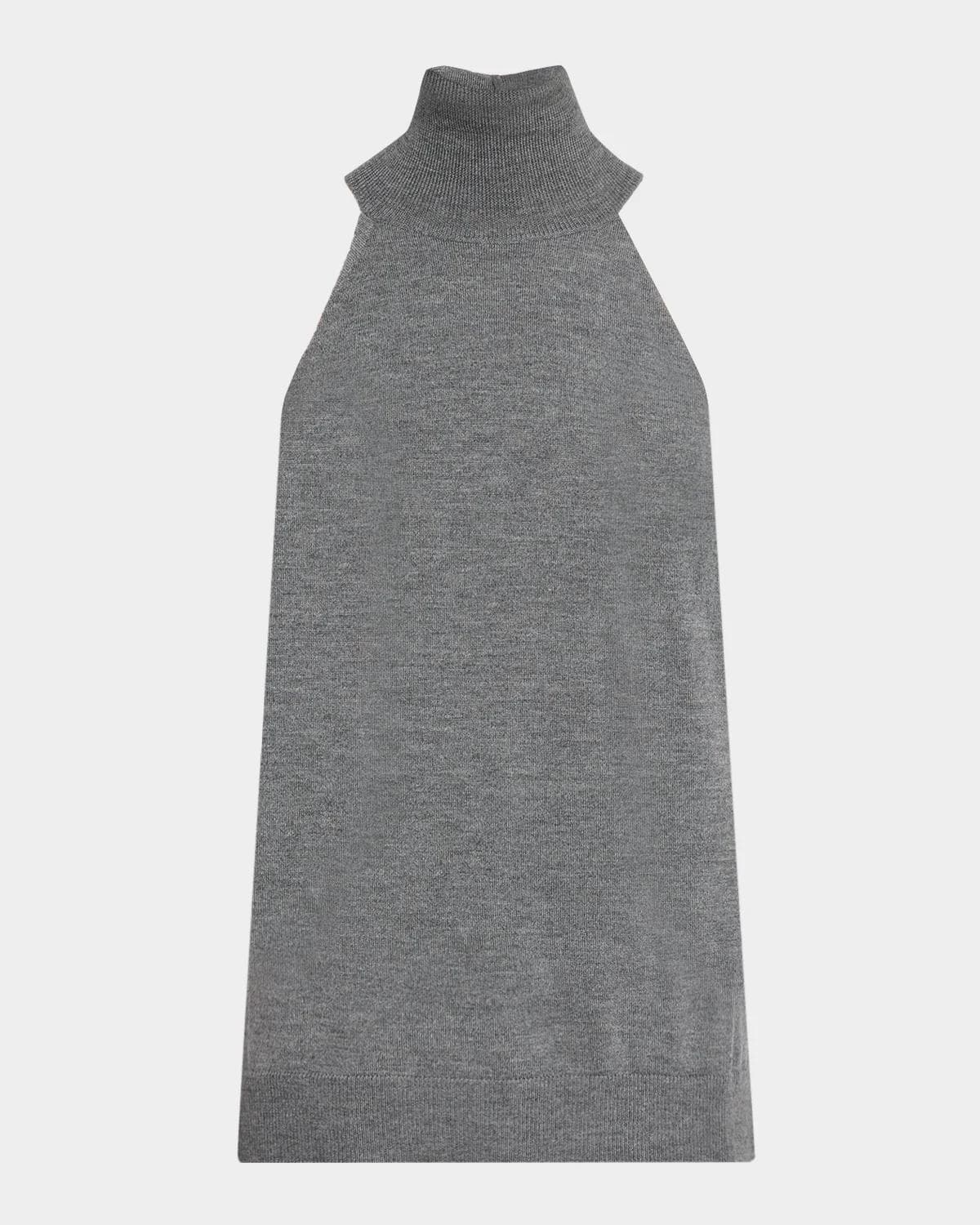 FForme Devon Sleeveless Wool Knit Turtleneck Top