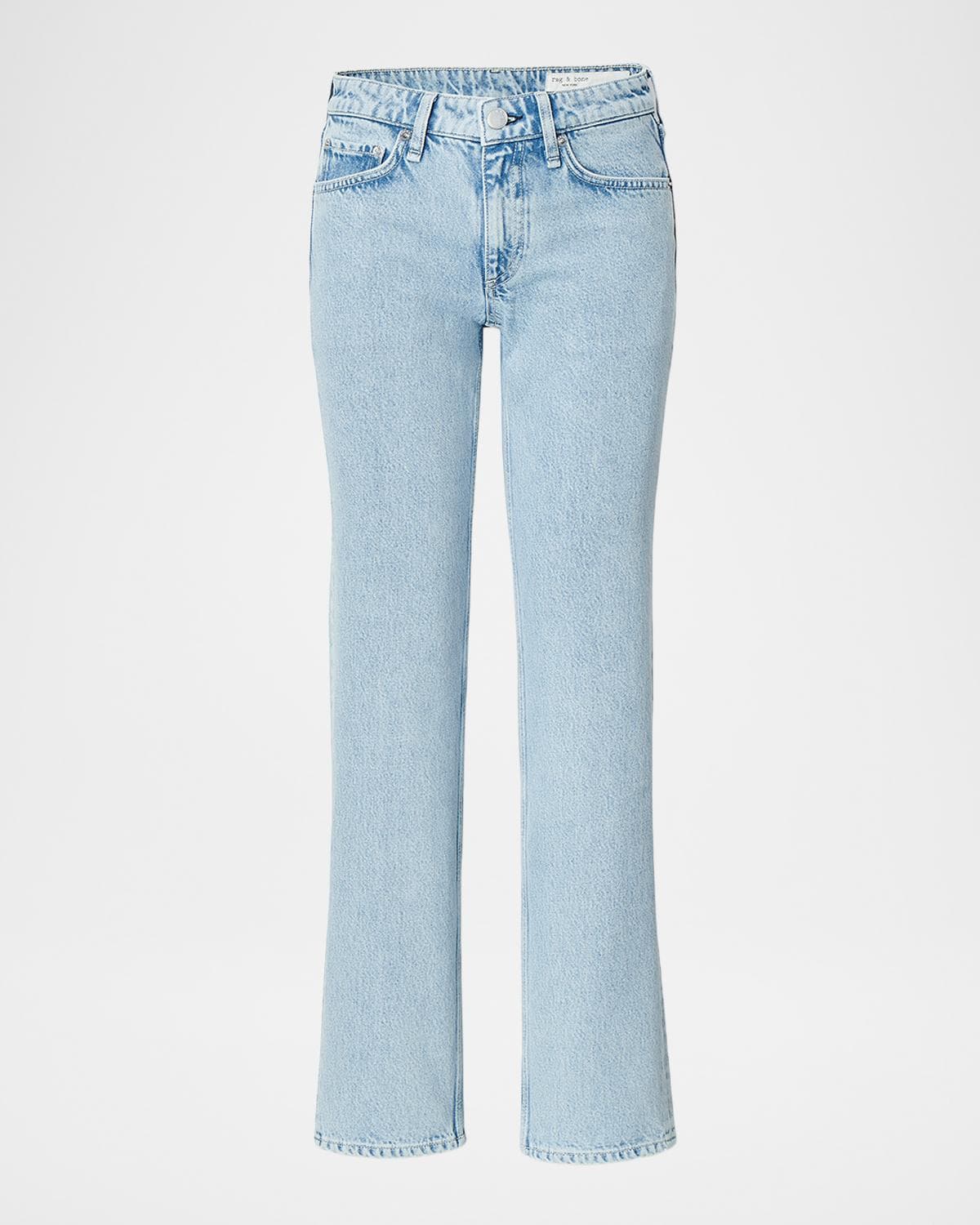 rag & bone Harlow Low-Rise Straight Jeans