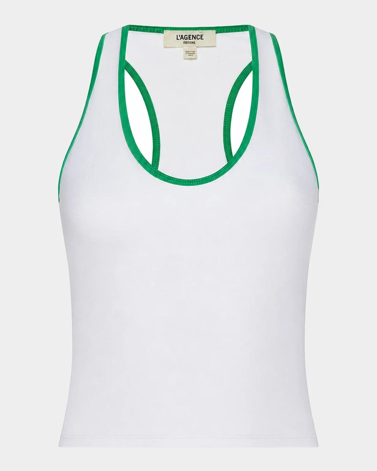L 'AGENCE Martina Racerback Tank Top