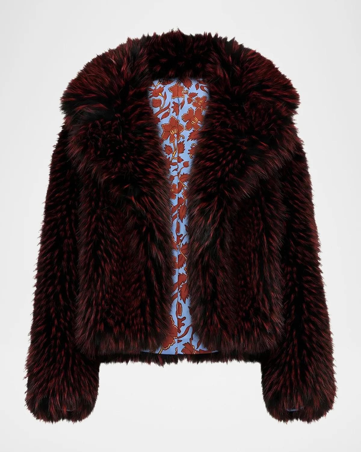 Diane von Furstenberg Kaz Reversible Faux Fur Coat