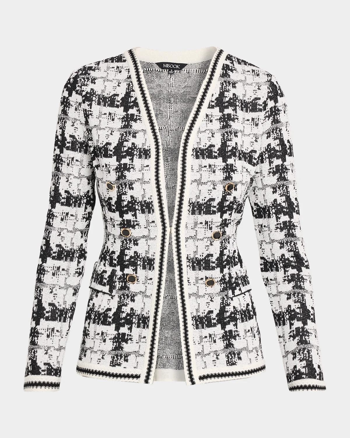Misook Tweed Knit Jacket