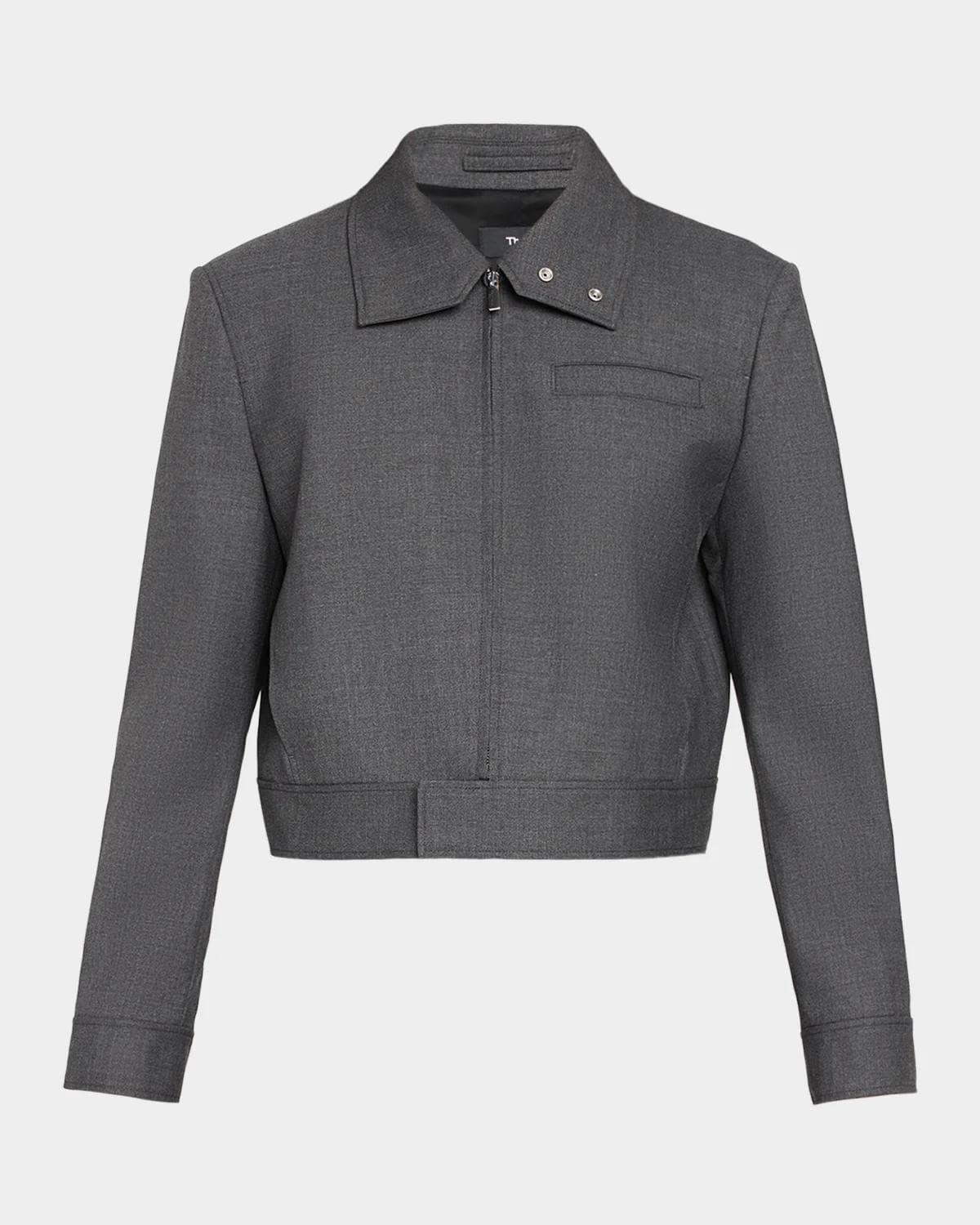 Theory Cropped Harrington Jacket