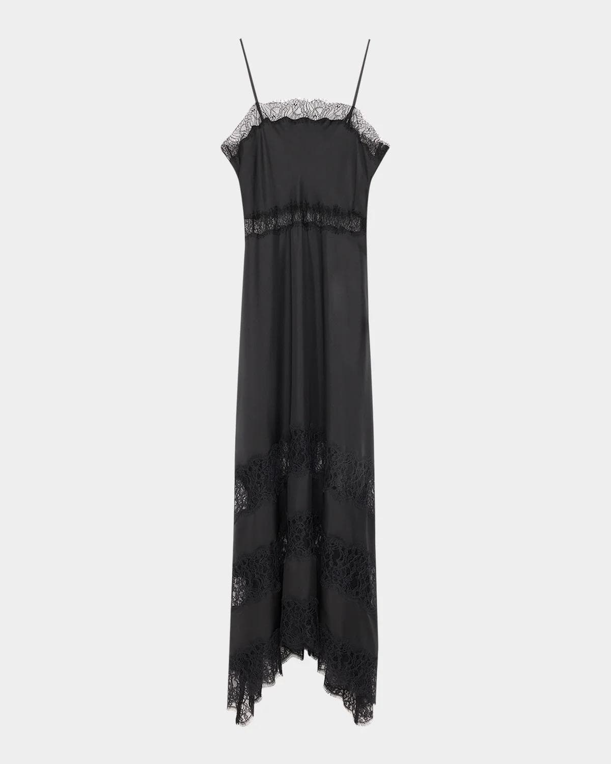 Ulla Johnson Coco Lace-Trimmed Silk Dress