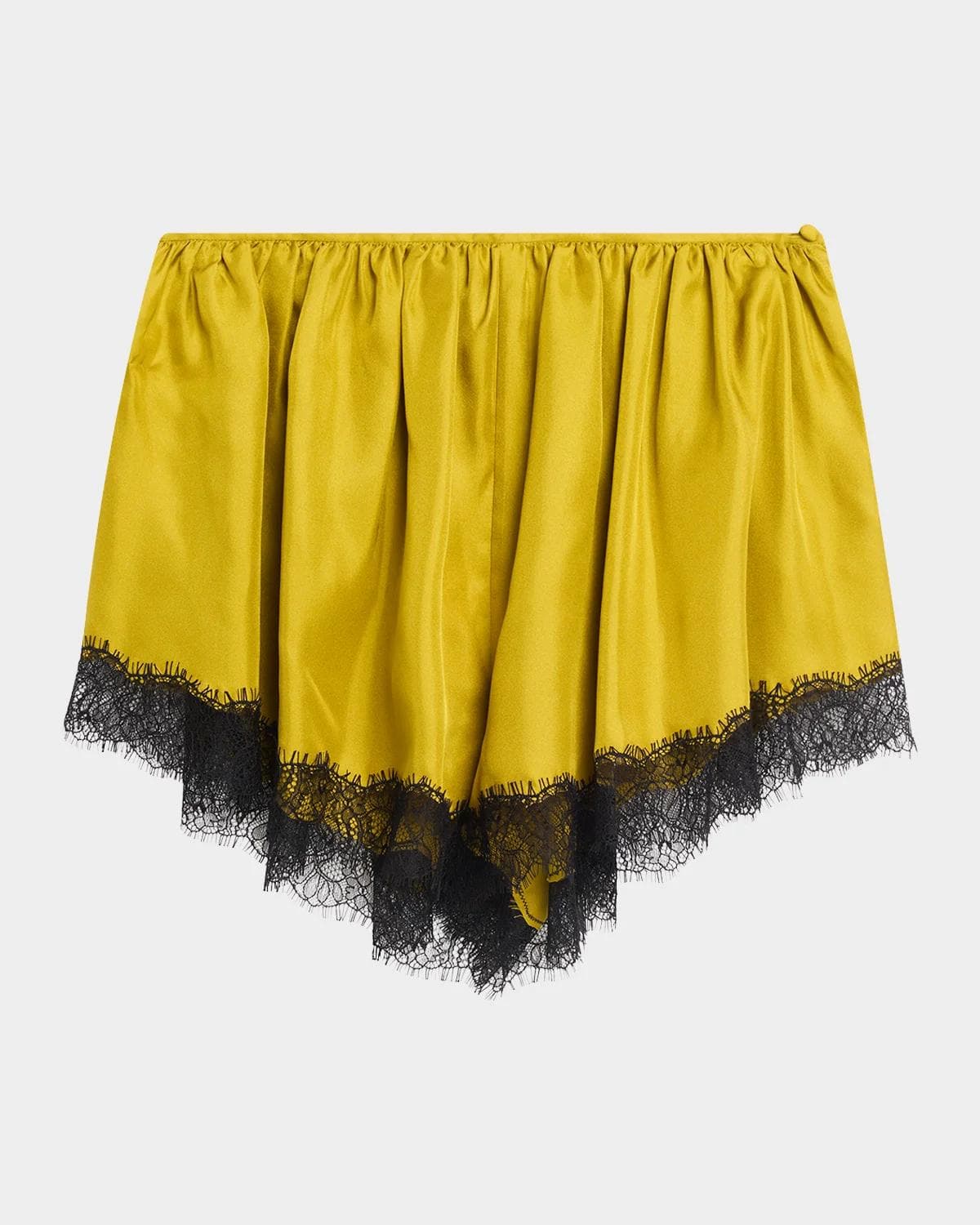 Ulla Johnson Georgina Lace-Trim Silk Shorts · 6
